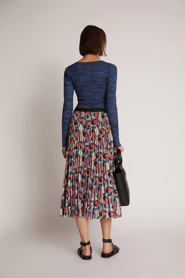 Munthe Charming Pleated Midi Skirt
