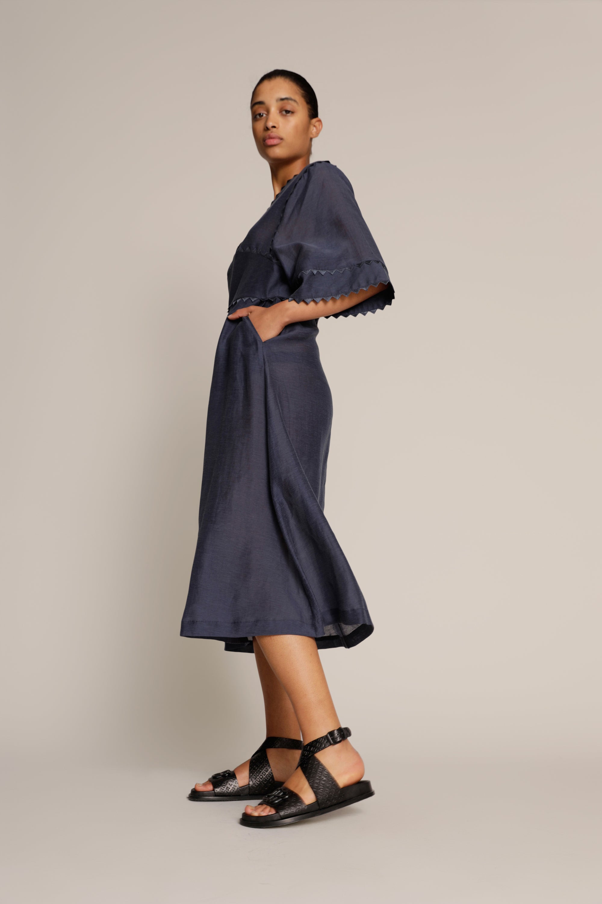 Munthe Melanie Navy Dress