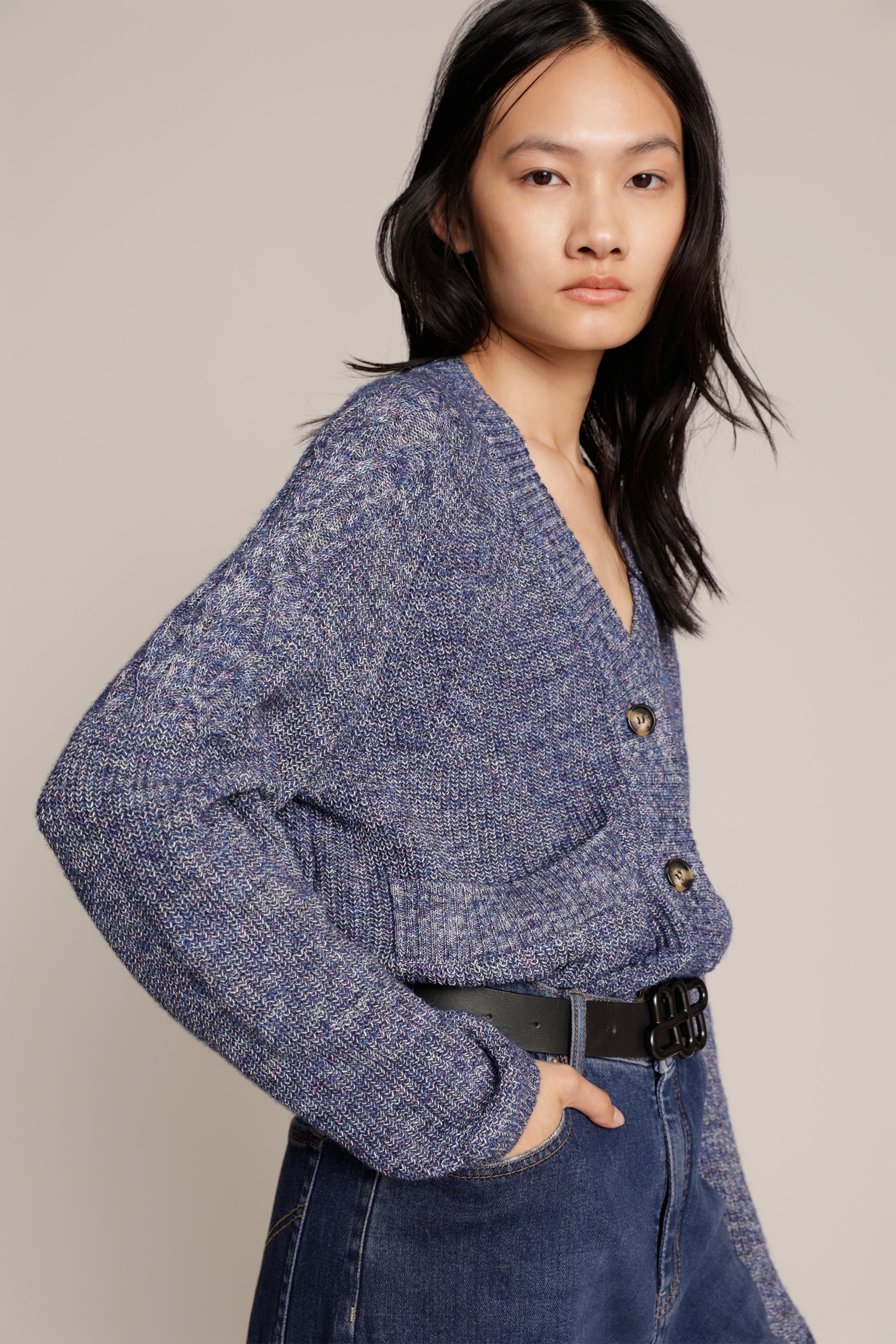 Munthe Mabina Indigo Cardigan