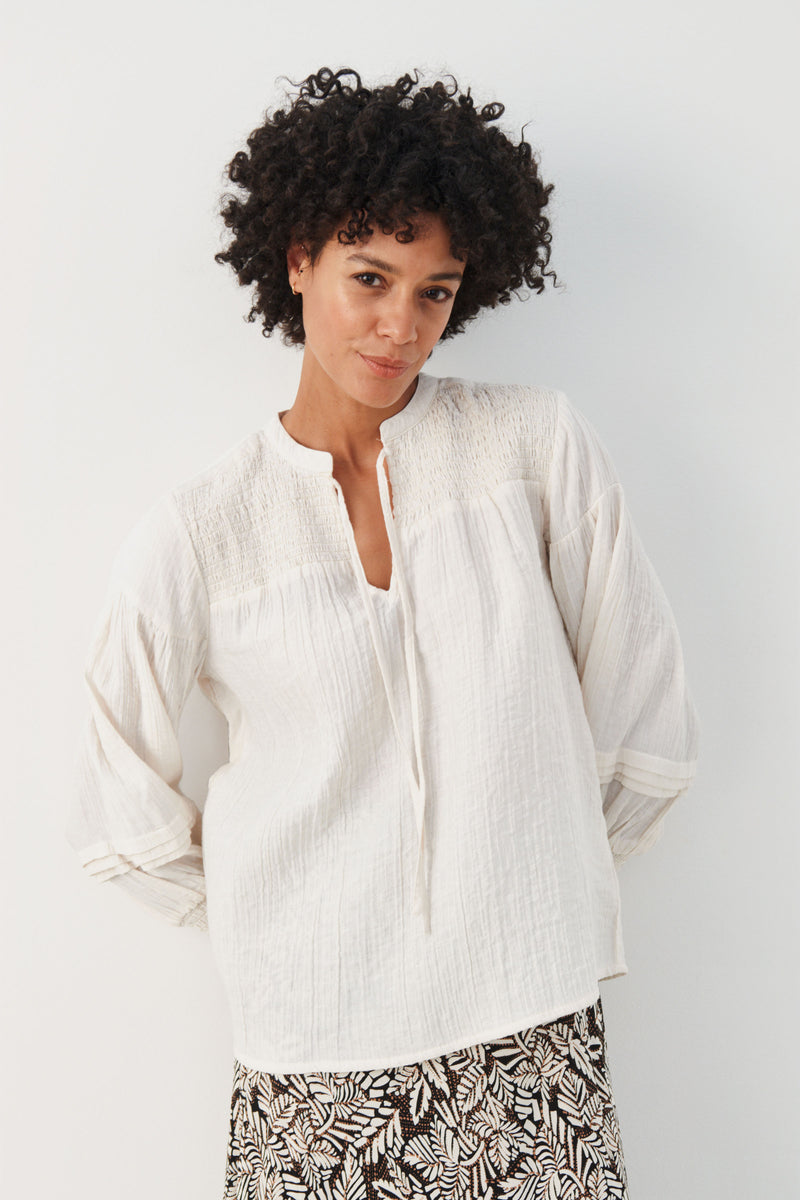 Part Two Cafia Cream Blouse