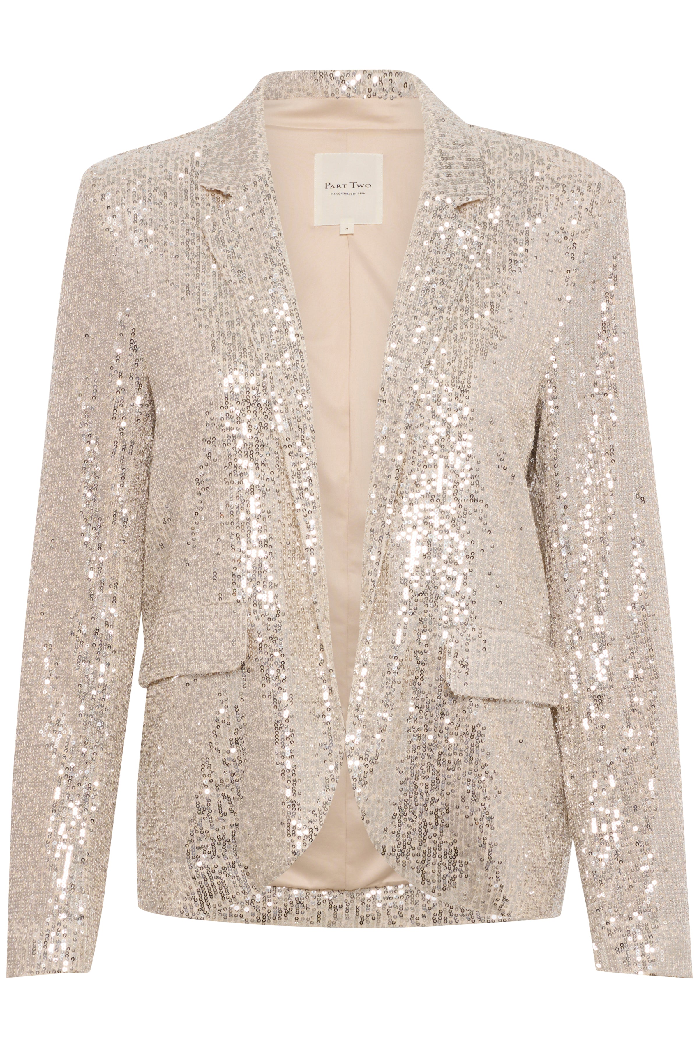 Part Two Darina Silver Sequin Jacket