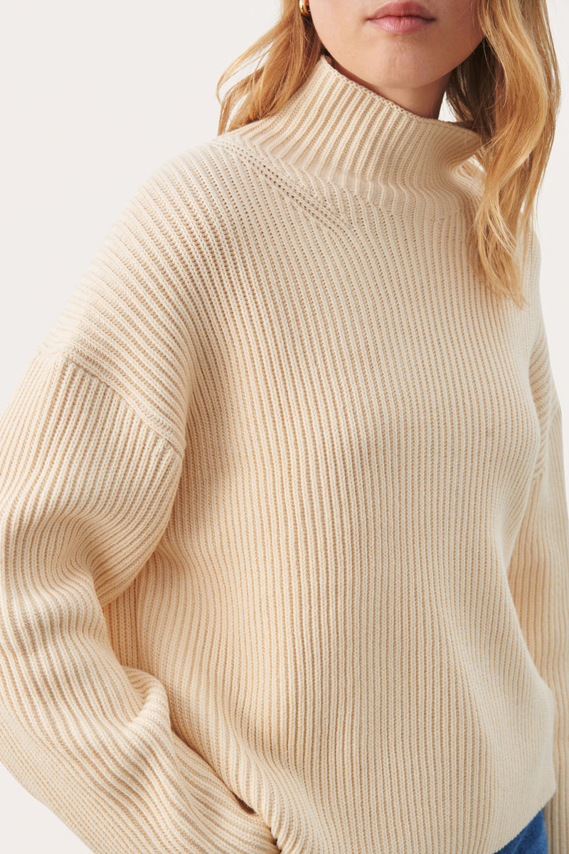 Part Two Angeline Whitecap Gray Sweater