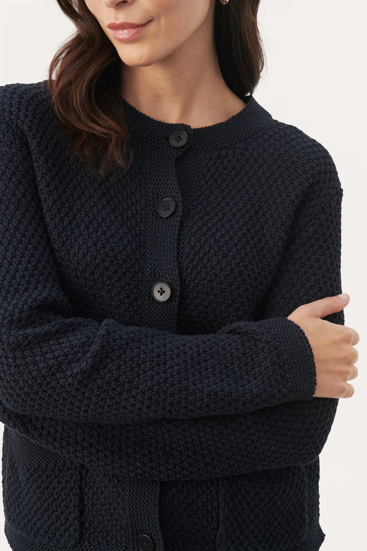Part Two Elmie Navy Cardigan
