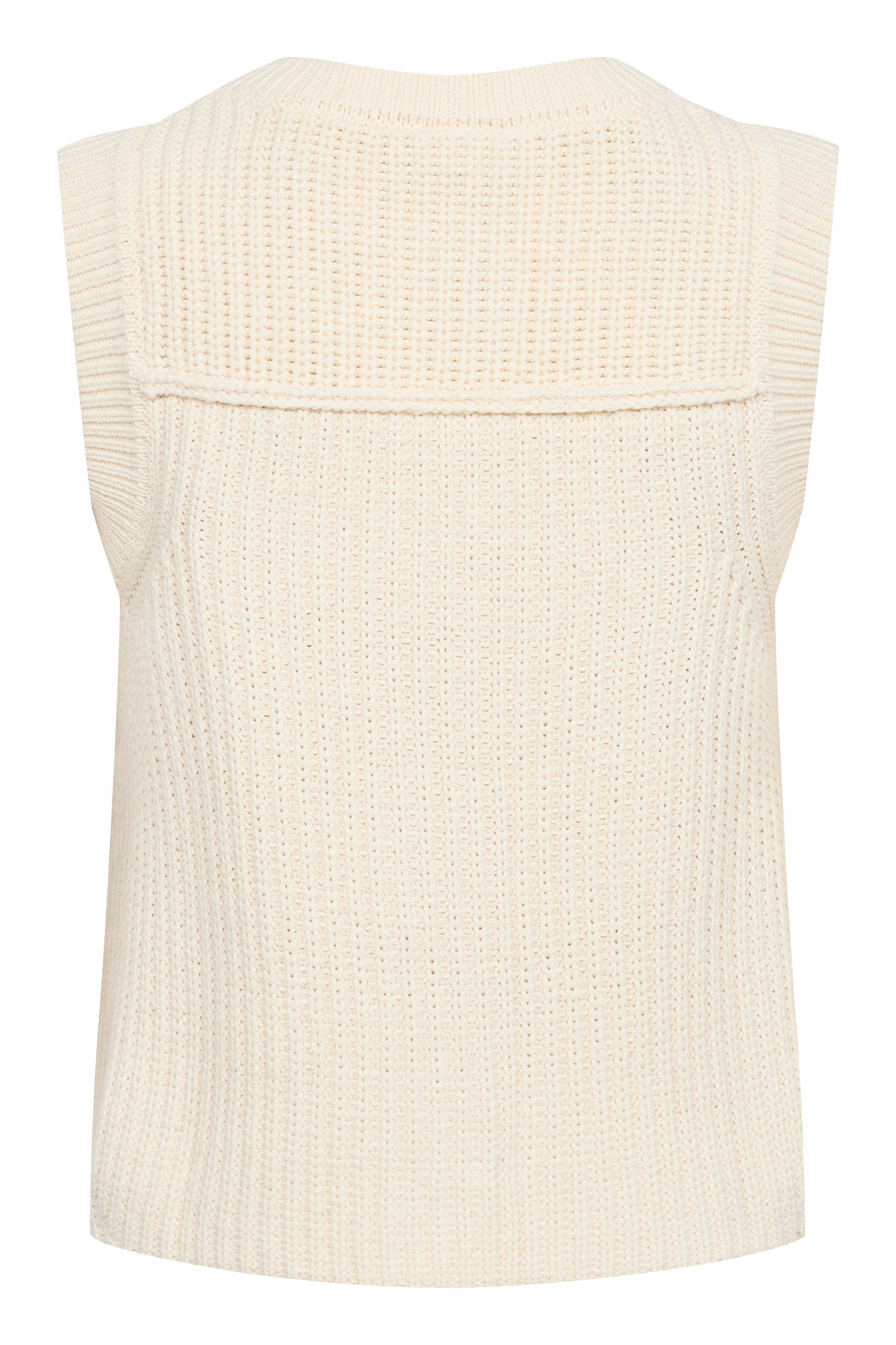 Part Two Noemie Cream Knitted Waistcoat