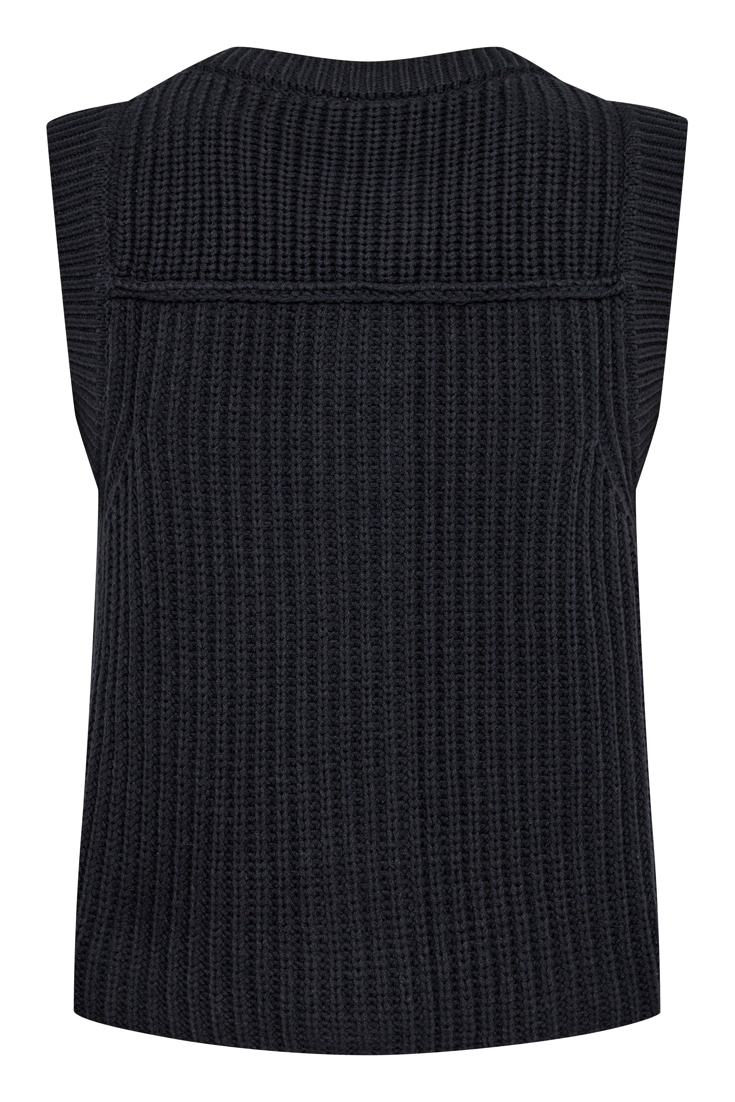 Part Two Noemie Navy Knitted Waistcoat