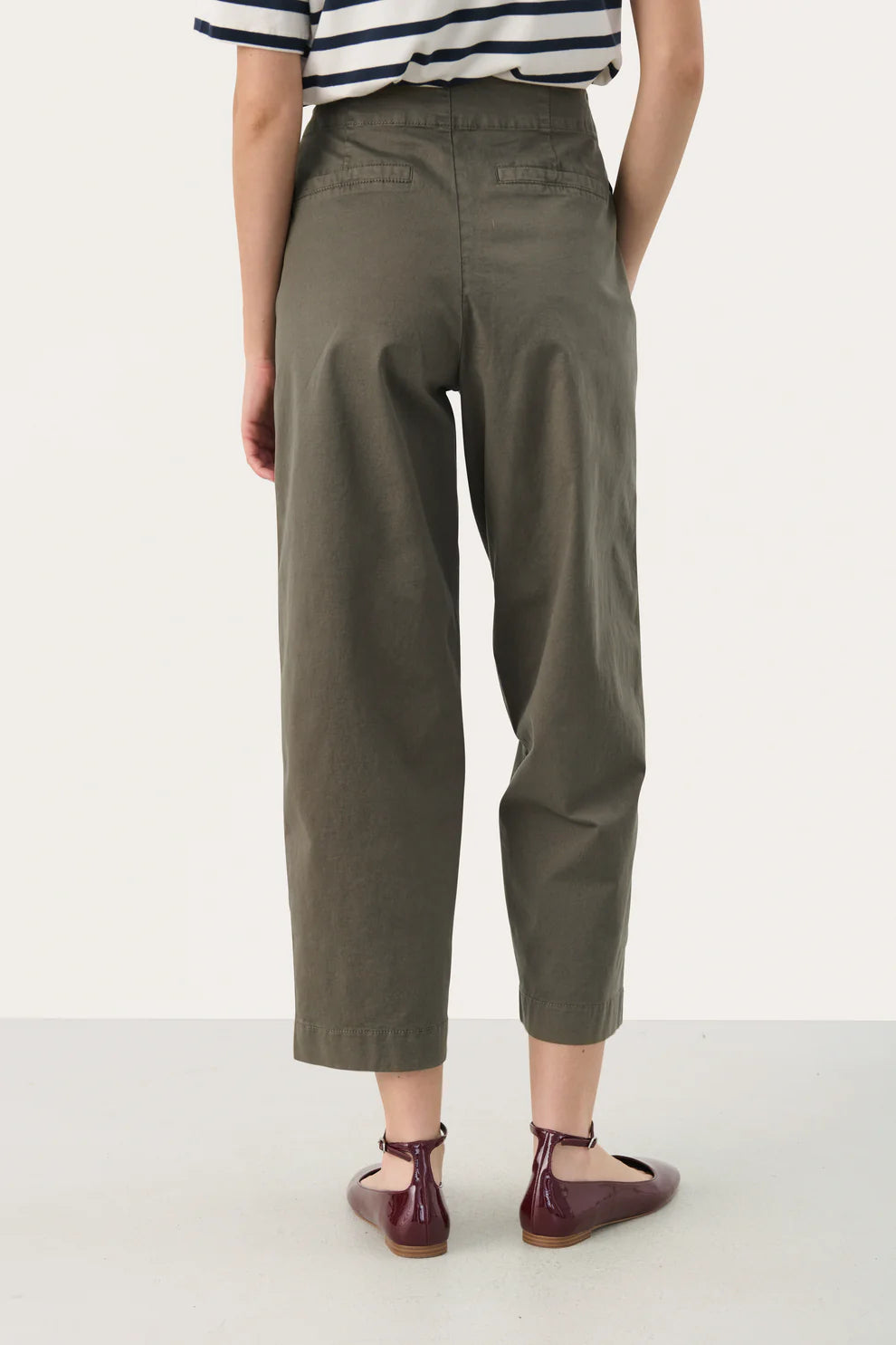 Part Two Netta Khaki Trousers