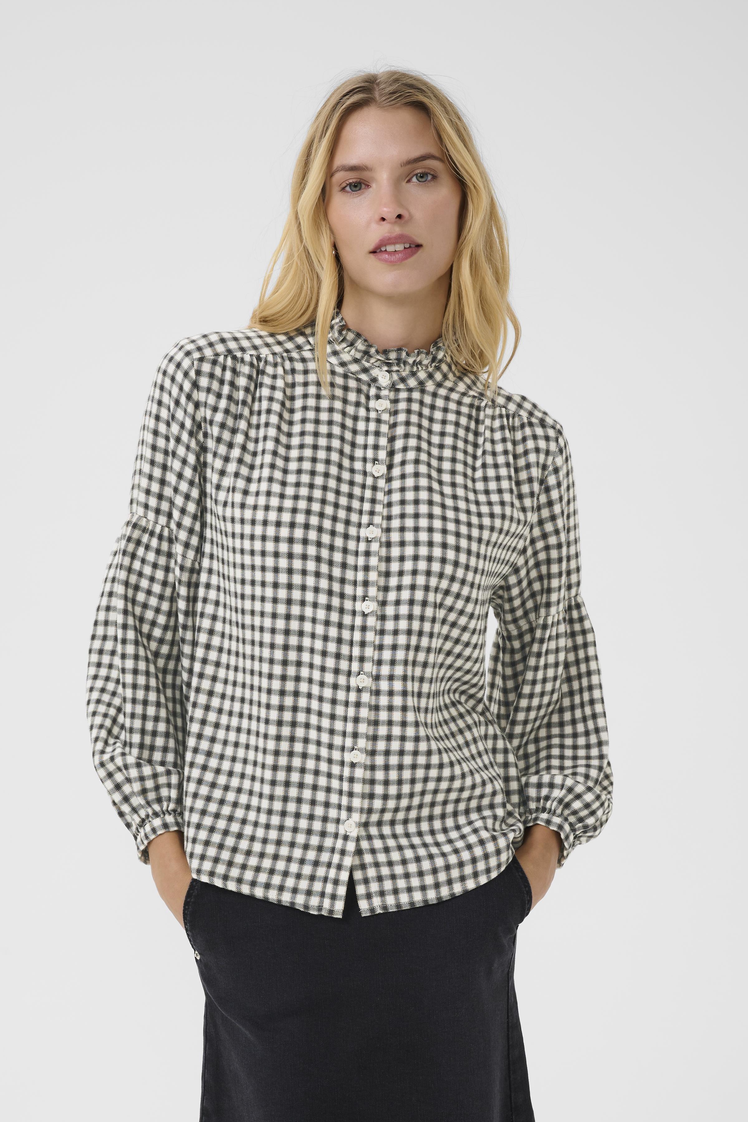 Part Two Samilla Mini Check Blouse