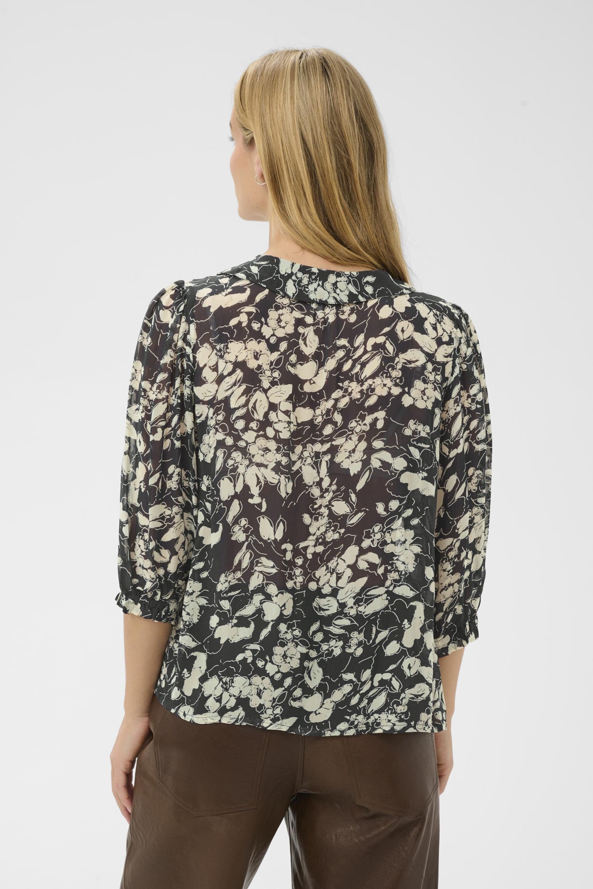 Part Two Alvia Midnight Floral Shirt