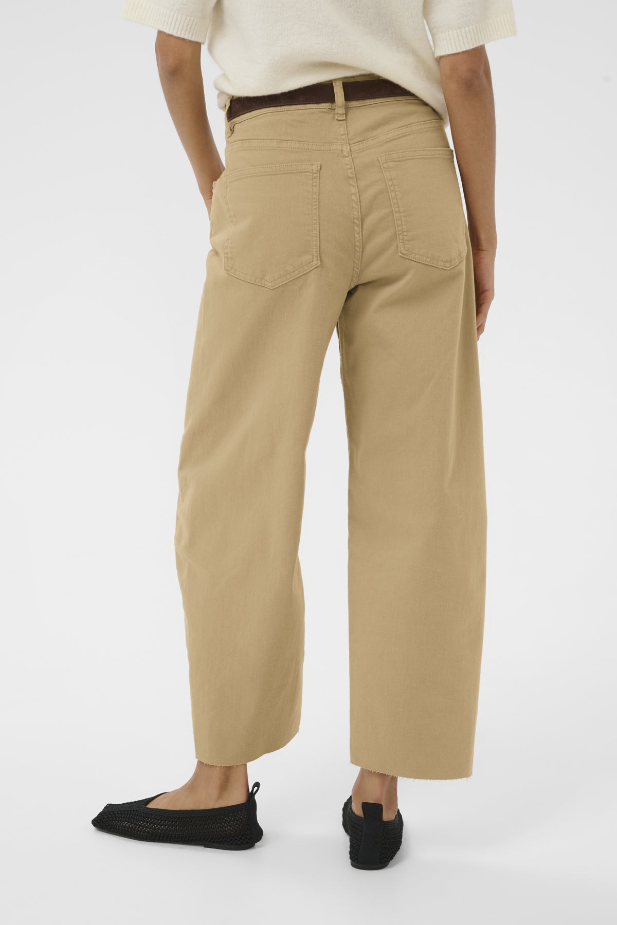 Part Two Adelena Tan Barrel Leg Jeans