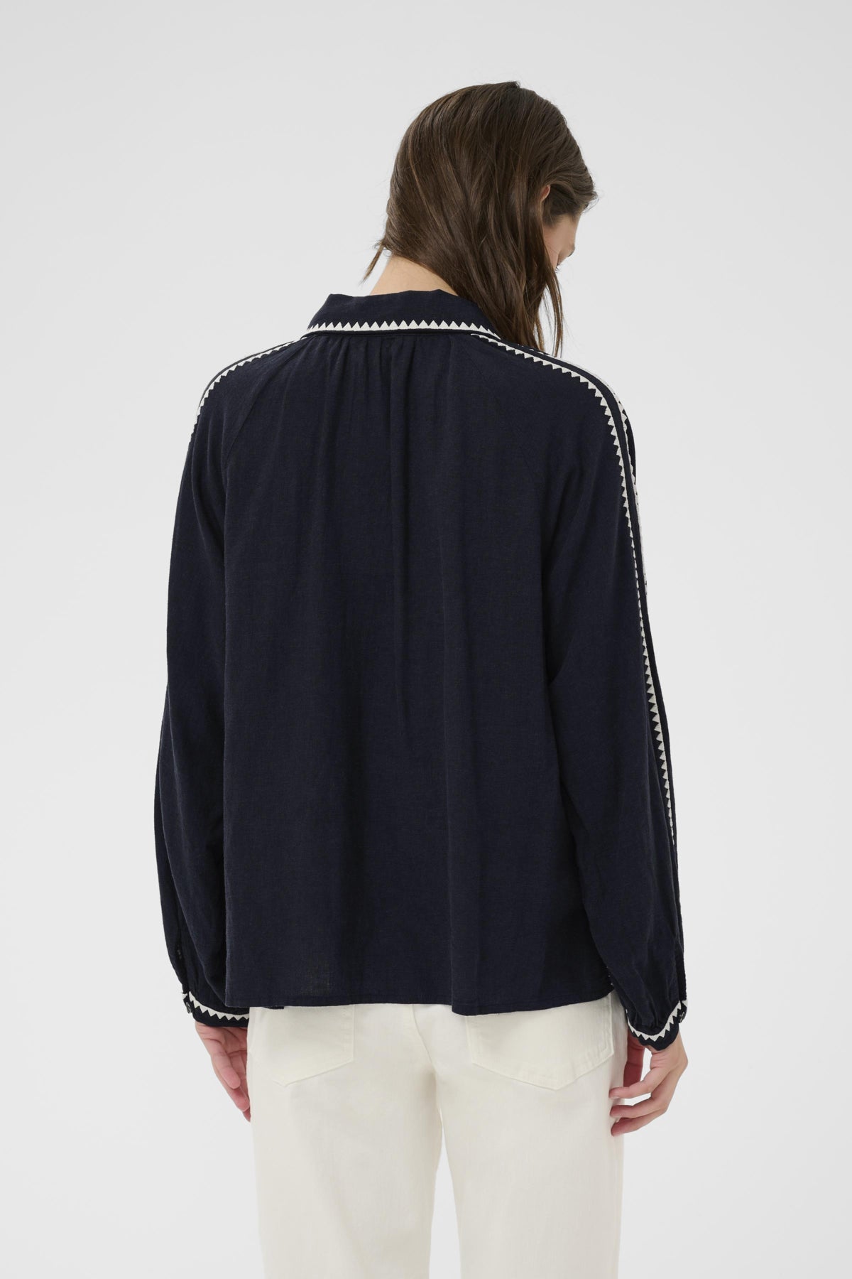 Part Two Aimy Navy Blouse