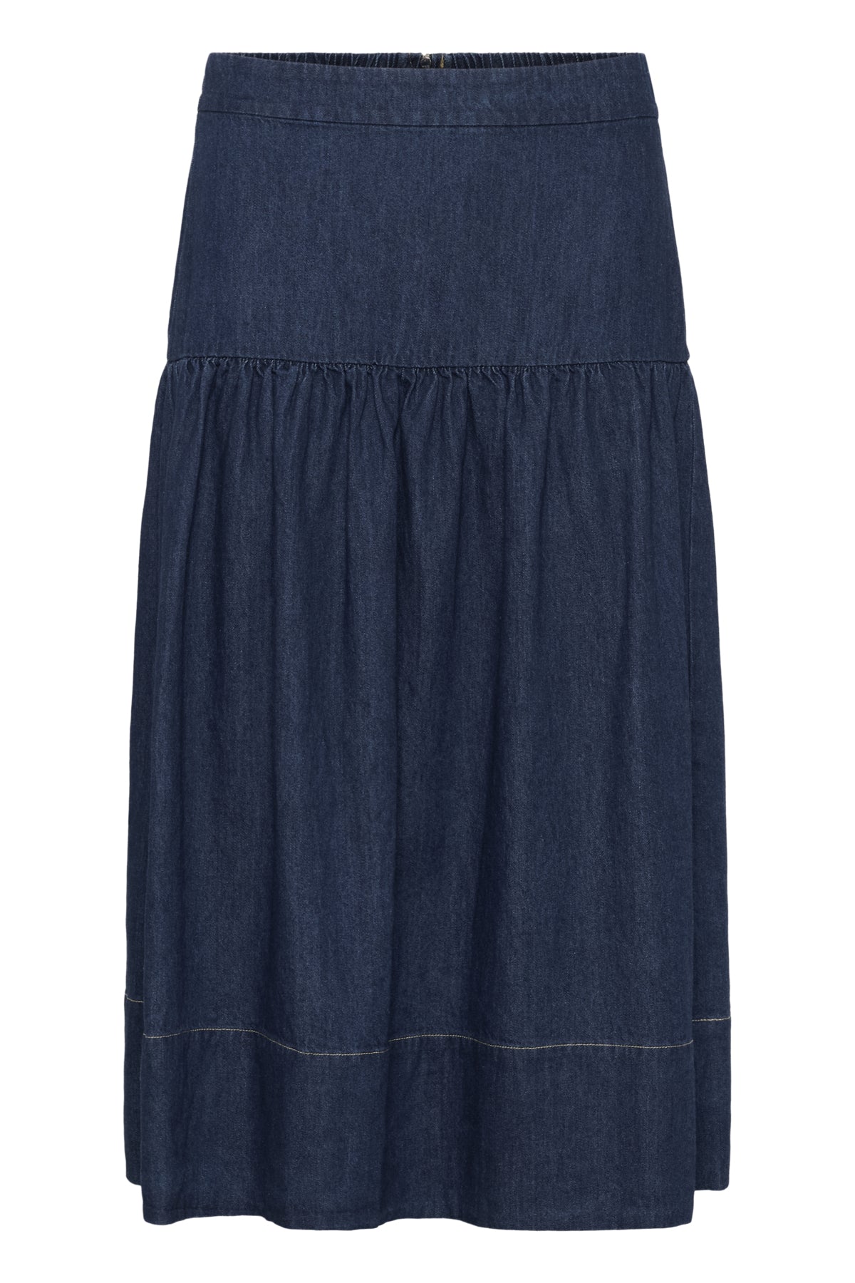 Part Two Nellia Dark Denim Midi Skirt