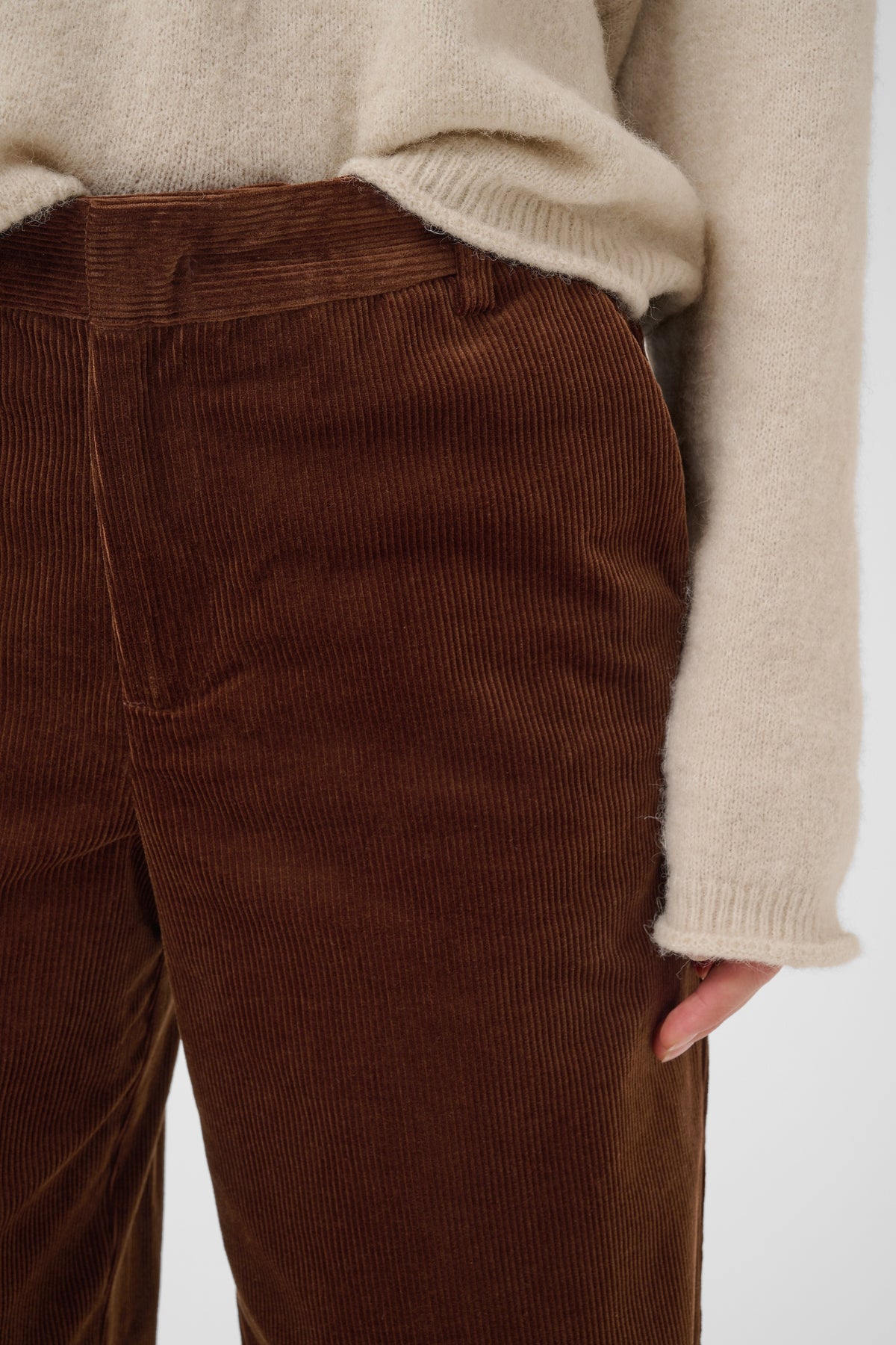 Part Two Columba Brown Corduroy Trouser