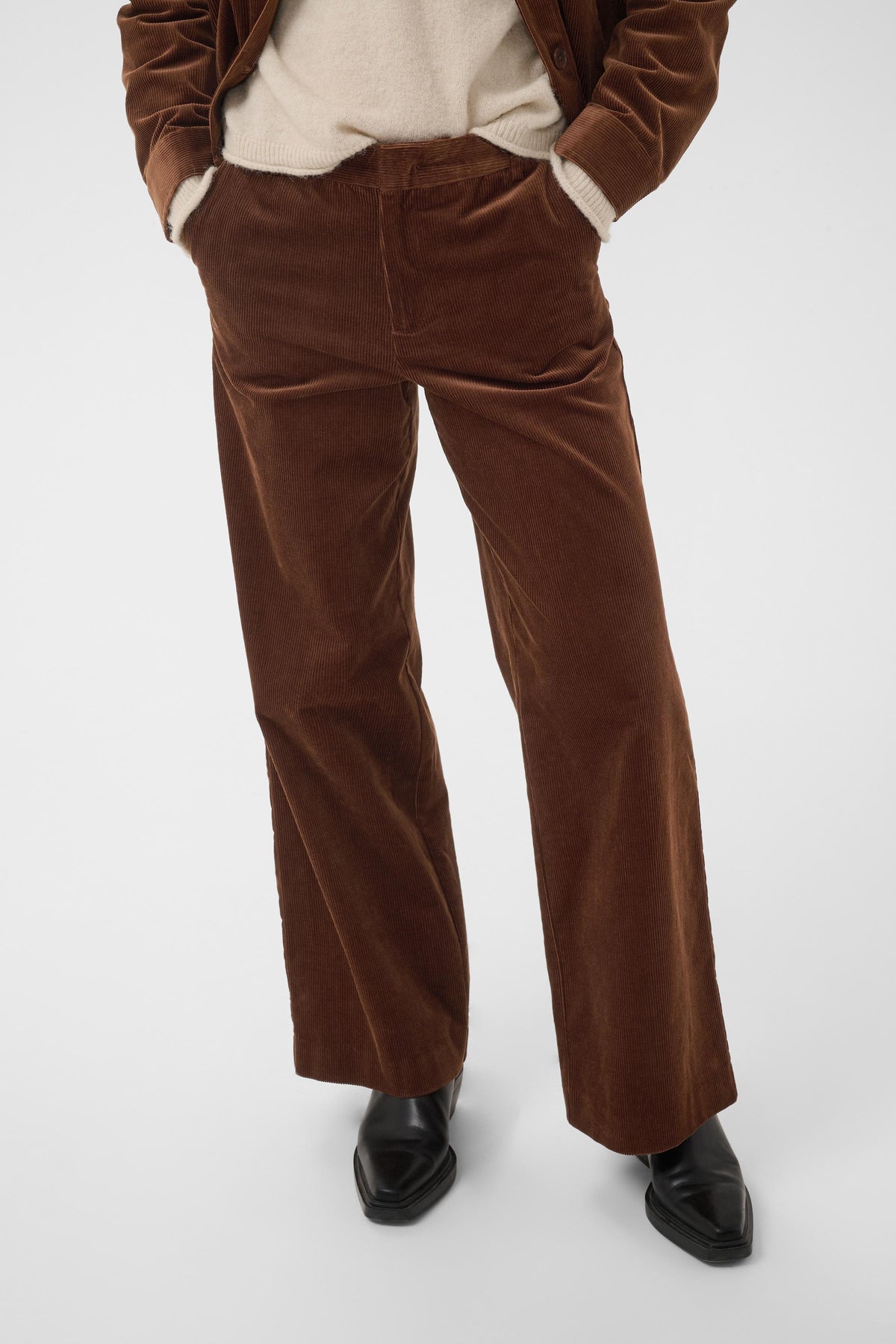 Part Two Columba Brown Corduroy Trouser
