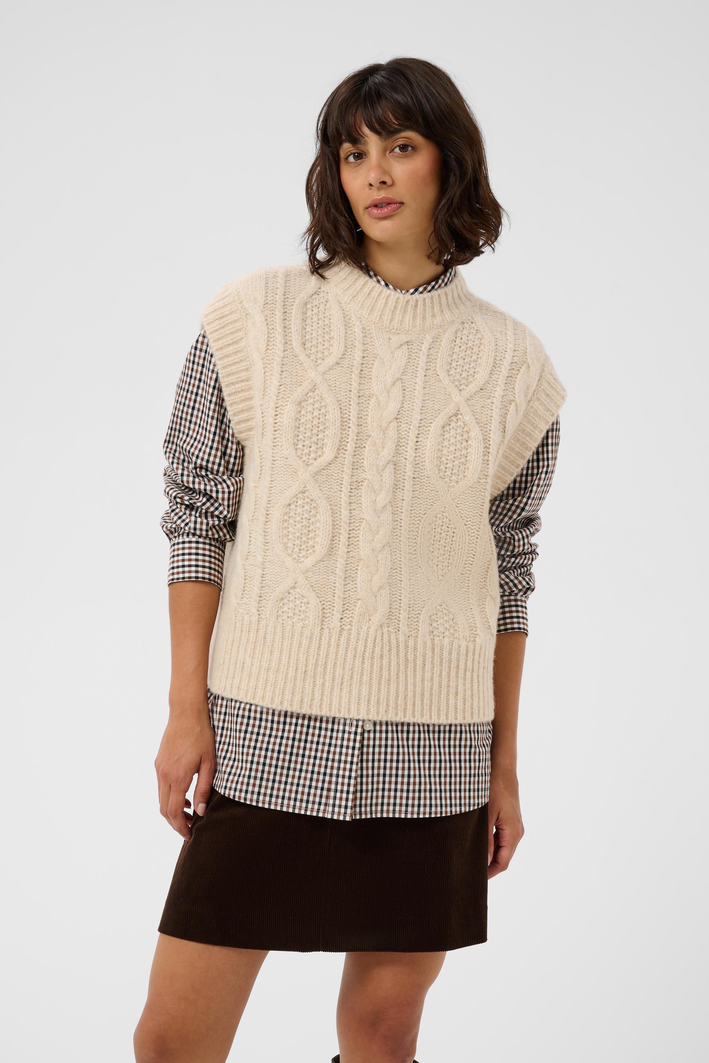Part Two Chanina Cable Knit Vest