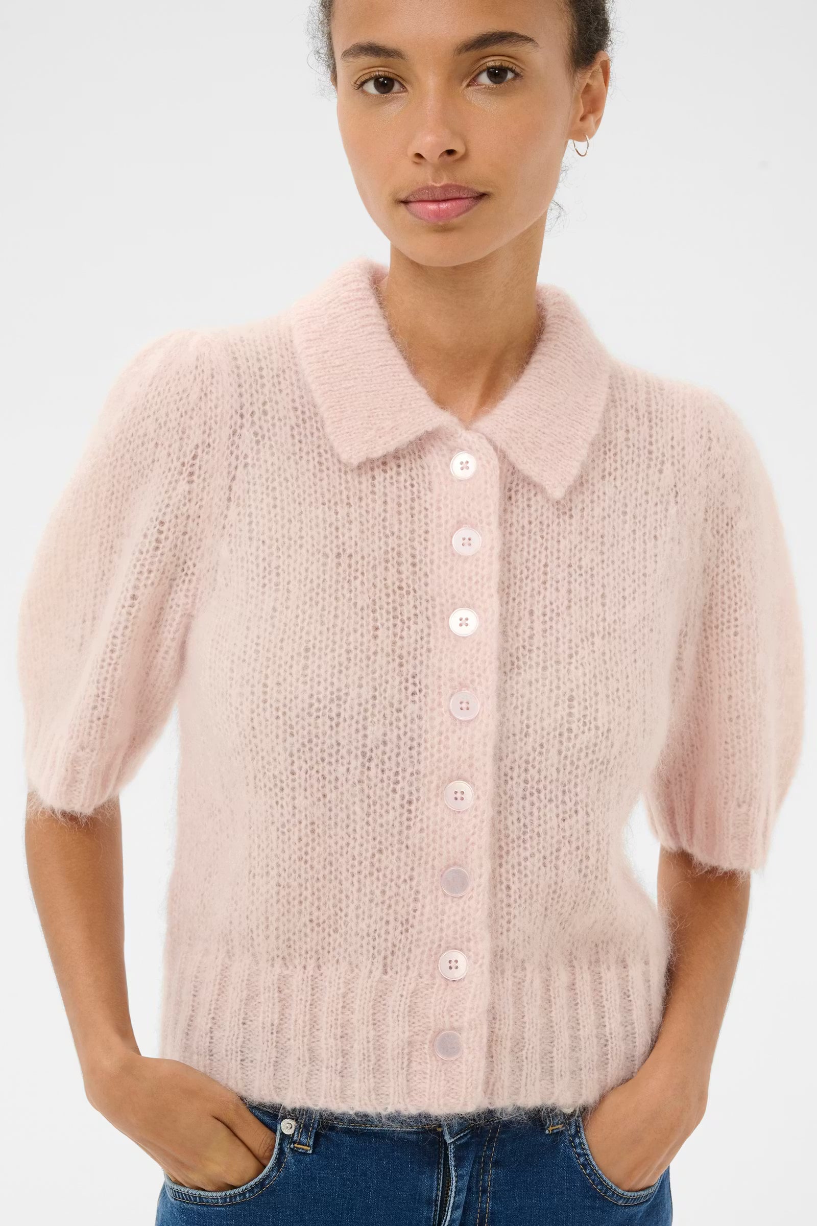 Part Two Vernoni Mauve Cardigan