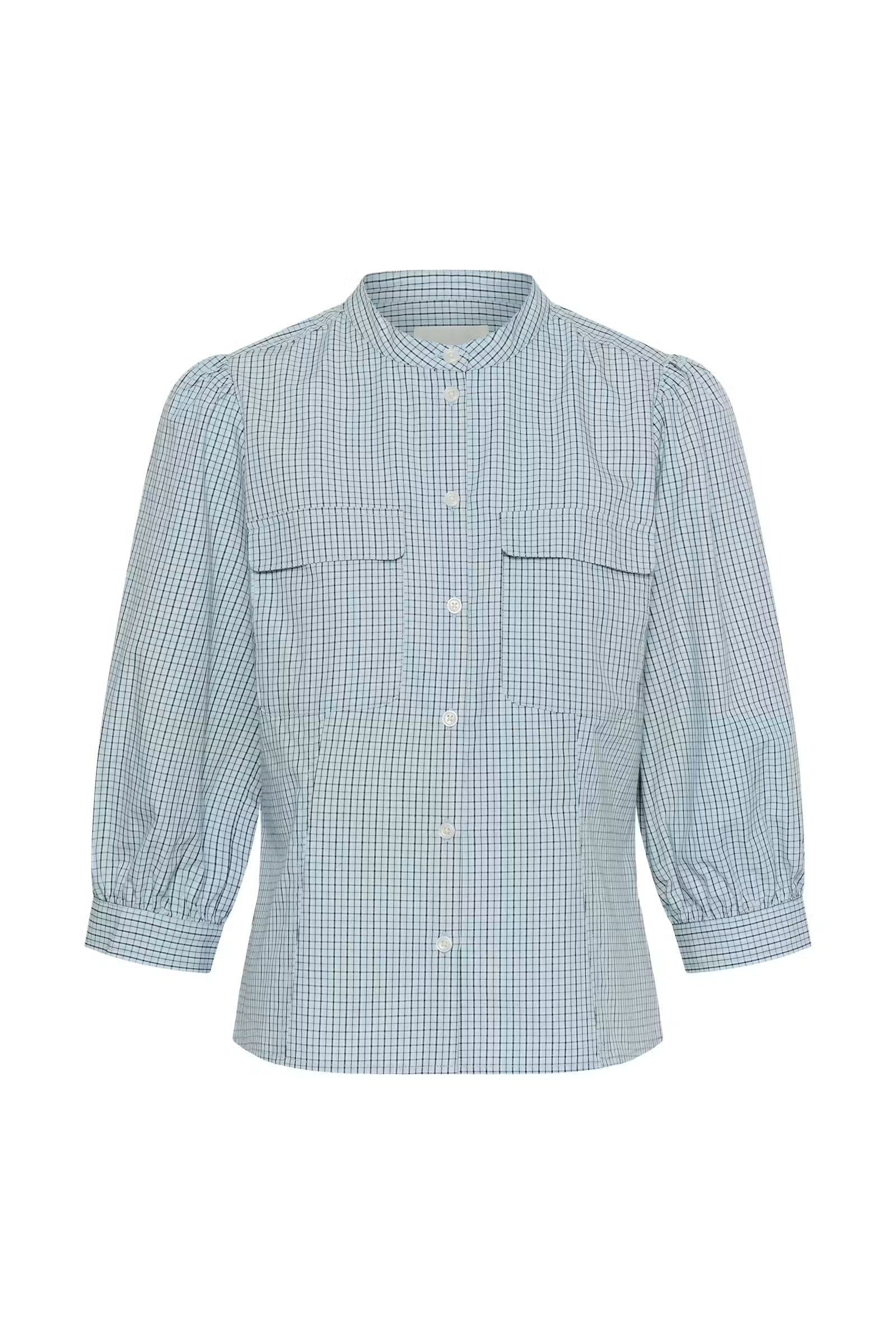 Part Two Chinette Gray Dawn Check Shirt