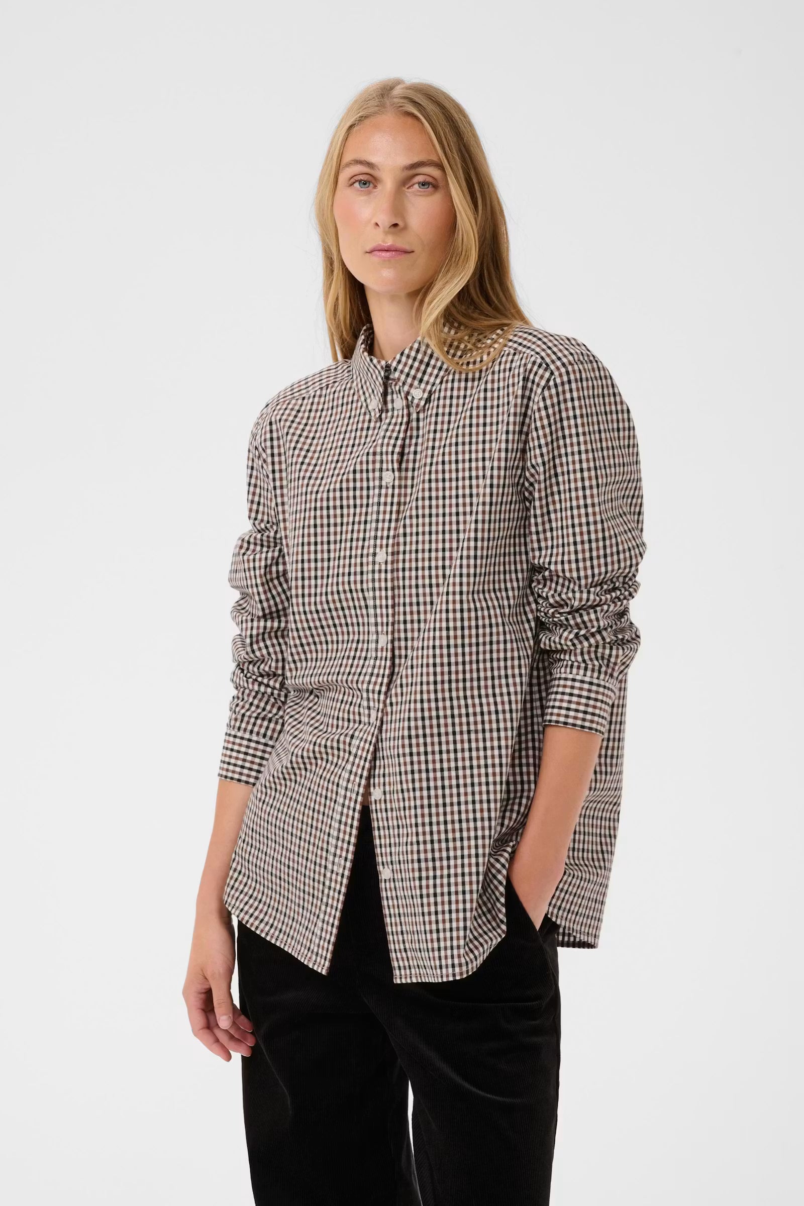Part Two Chrestella Downtown Brown Shirt 