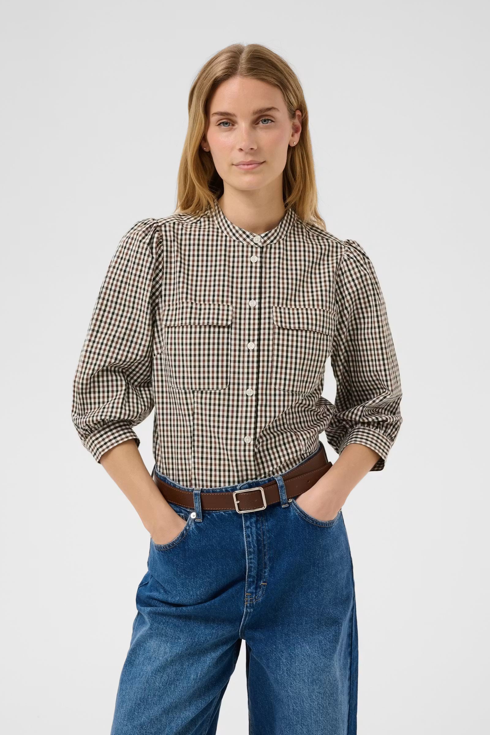 Part Two Chinette Downtown Brown Shirt