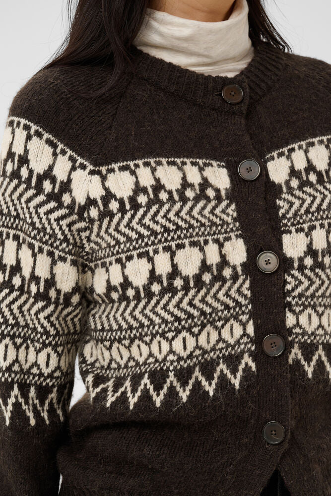 Part Two Charmaine Jaquard Cardigan