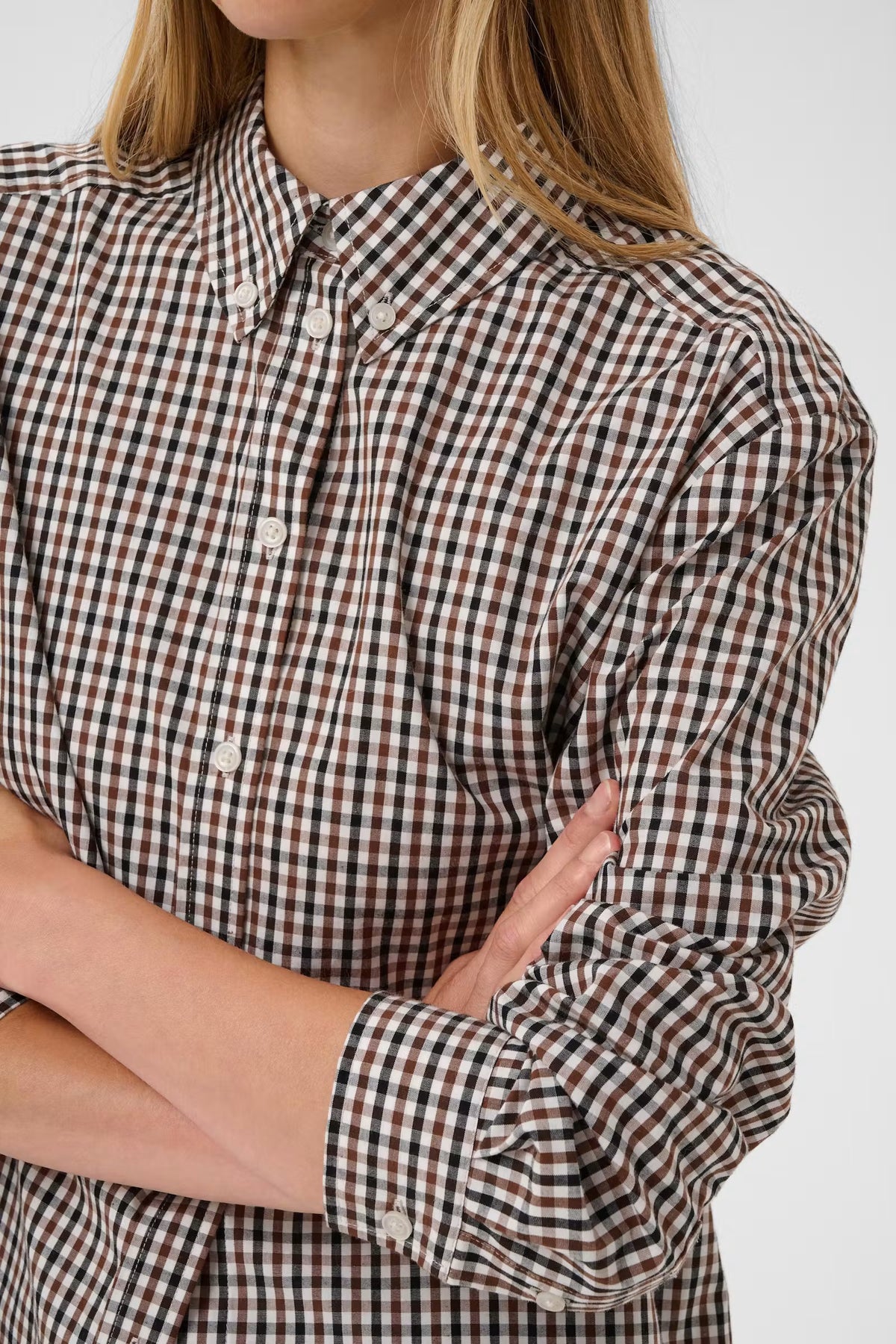 Part Two Chrestella Downtown Brown Shirt 