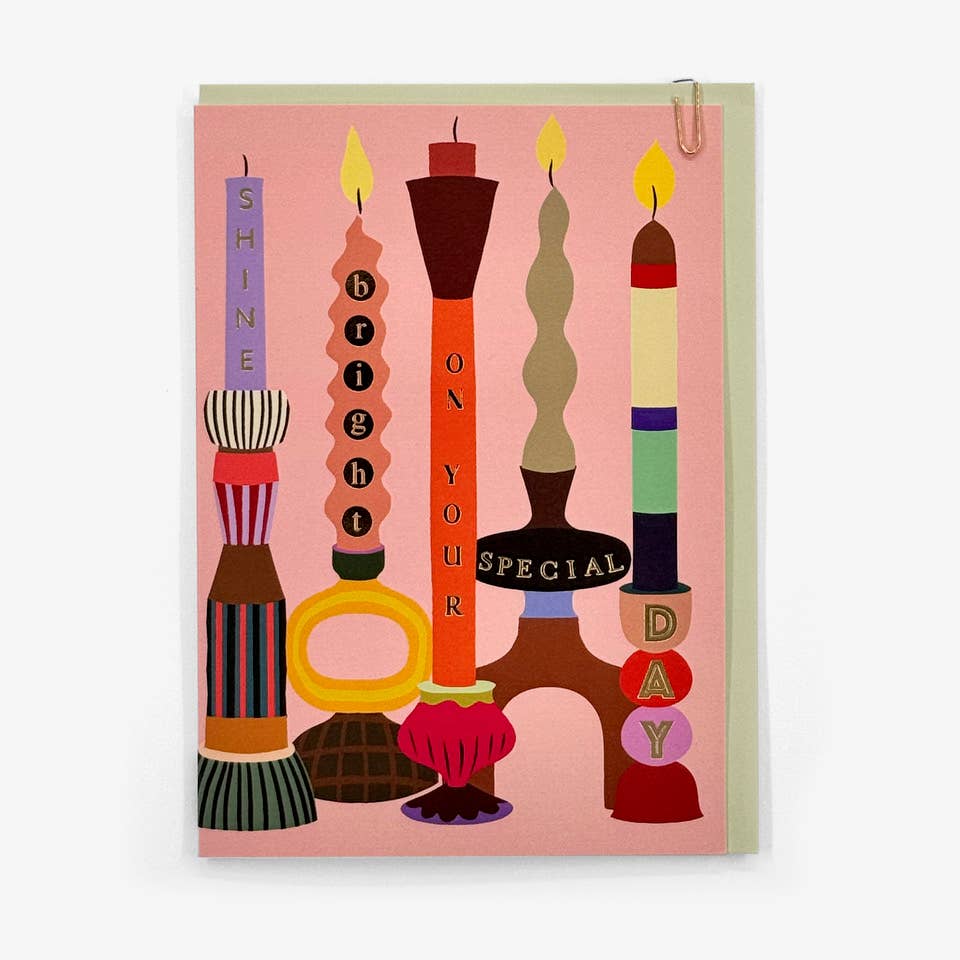 Candle Interiors Objet Special Day Birthday Card