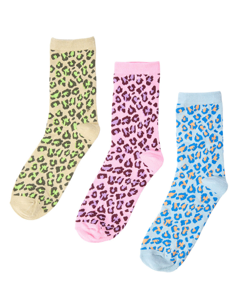 Numph Nuelsa Socks in Animal Print