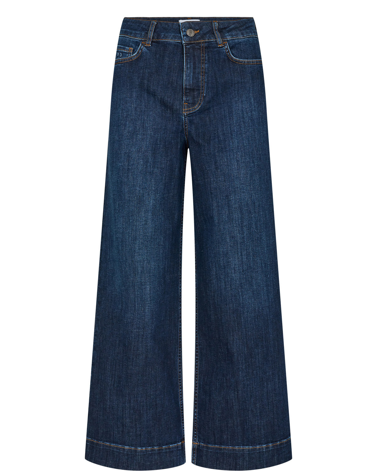 Numph Nuparis Cropped Jean in Dark Denim