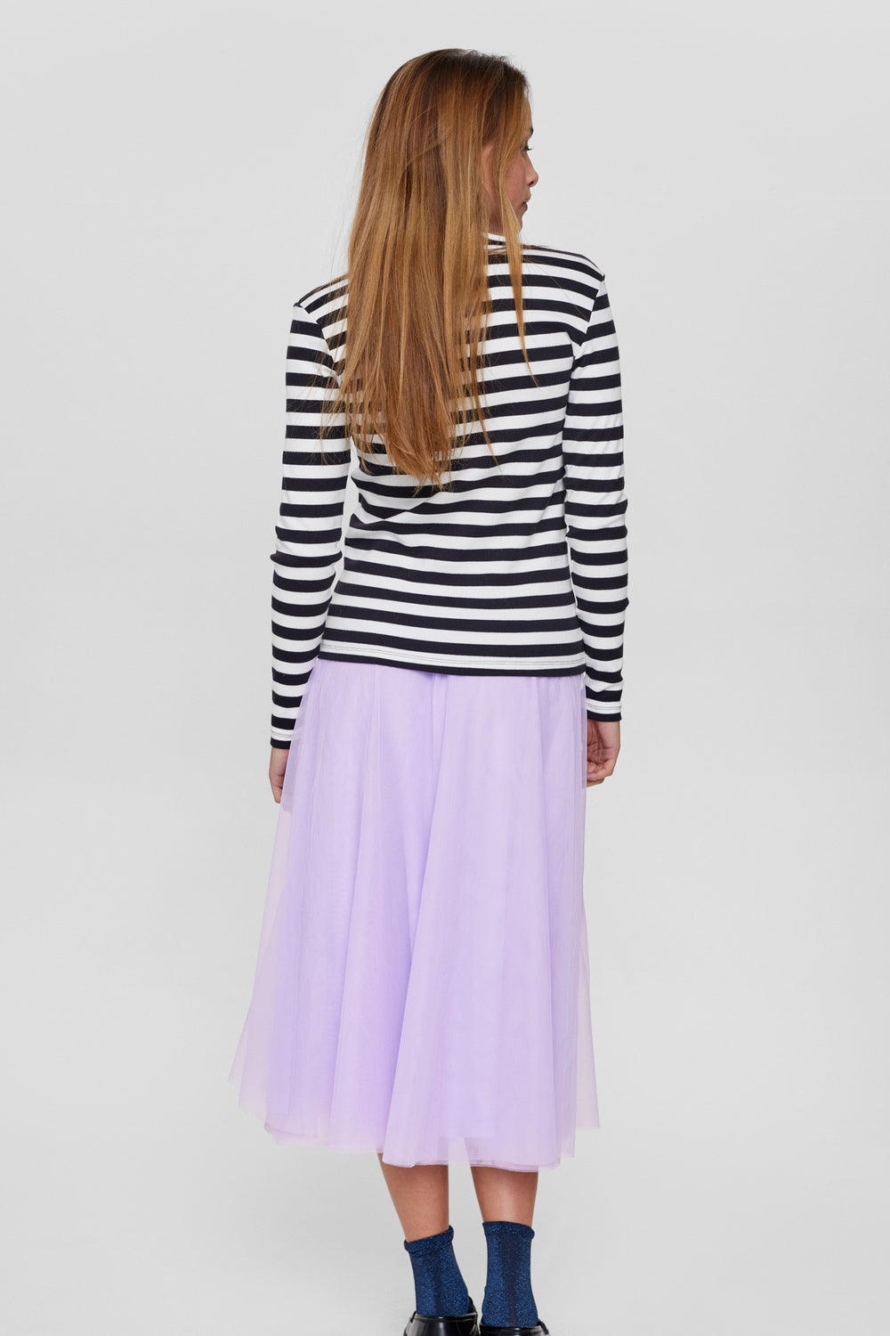 Numph Numixie Black Striped Blouse