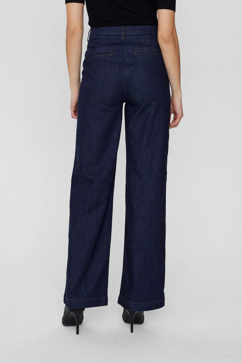 Numph Nuamber Dark Denim Pant