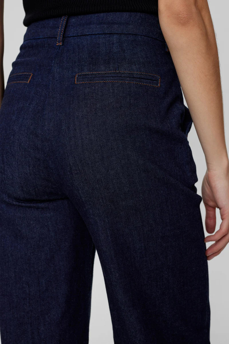 Numph Nuamber Dark Denim Pant