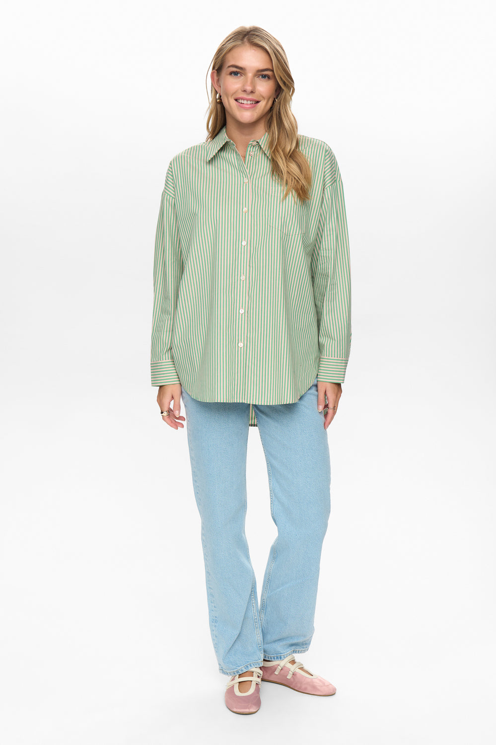 Numph Nuhailey Green Shirt