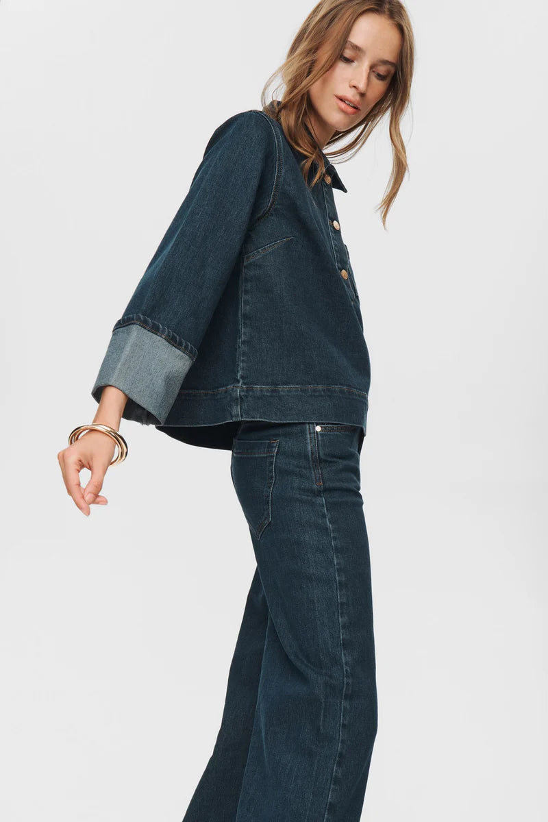 Numph Nutoronto Dark Denim Shirt