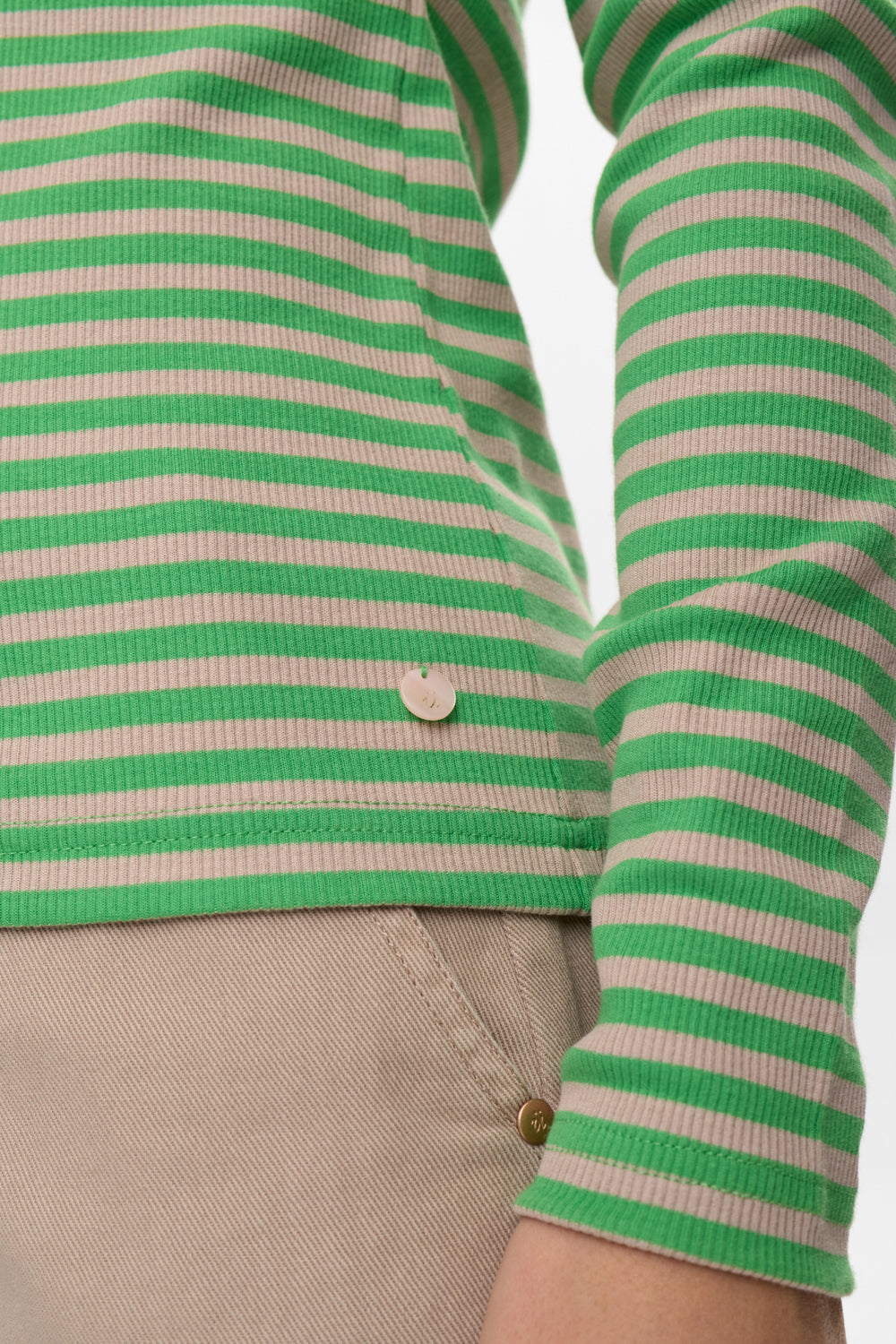 Numph Numelany Green Top