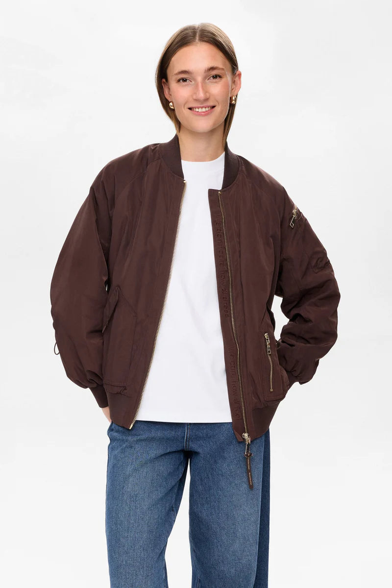 Numph Nuallie Coffee Jacket