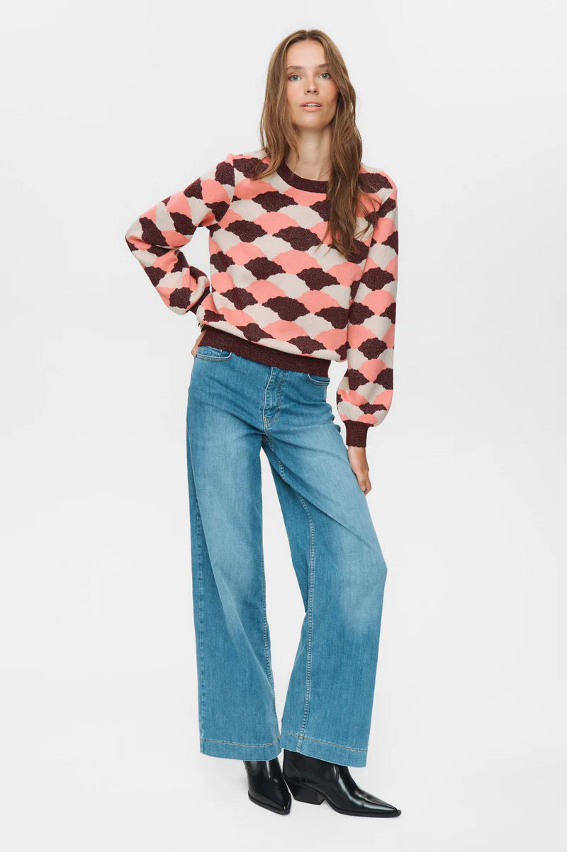 Numph Nulila Pink Pullover 
