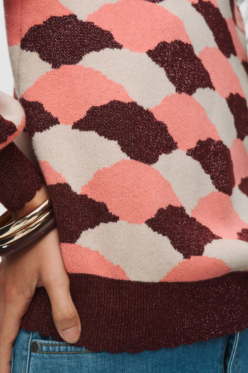 Numph Nulila Pink Pullover 
