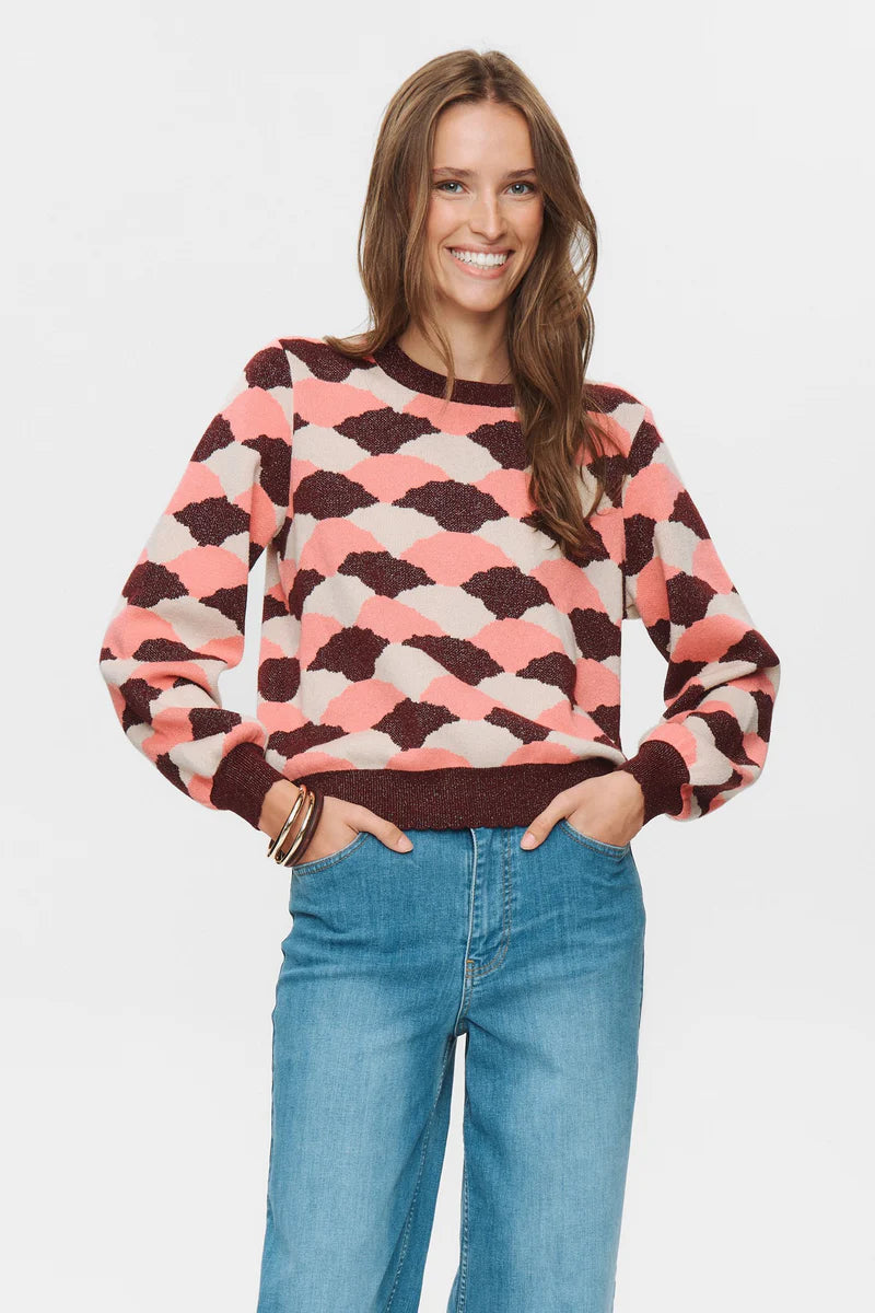 Numph Nulila Pink Pullover 