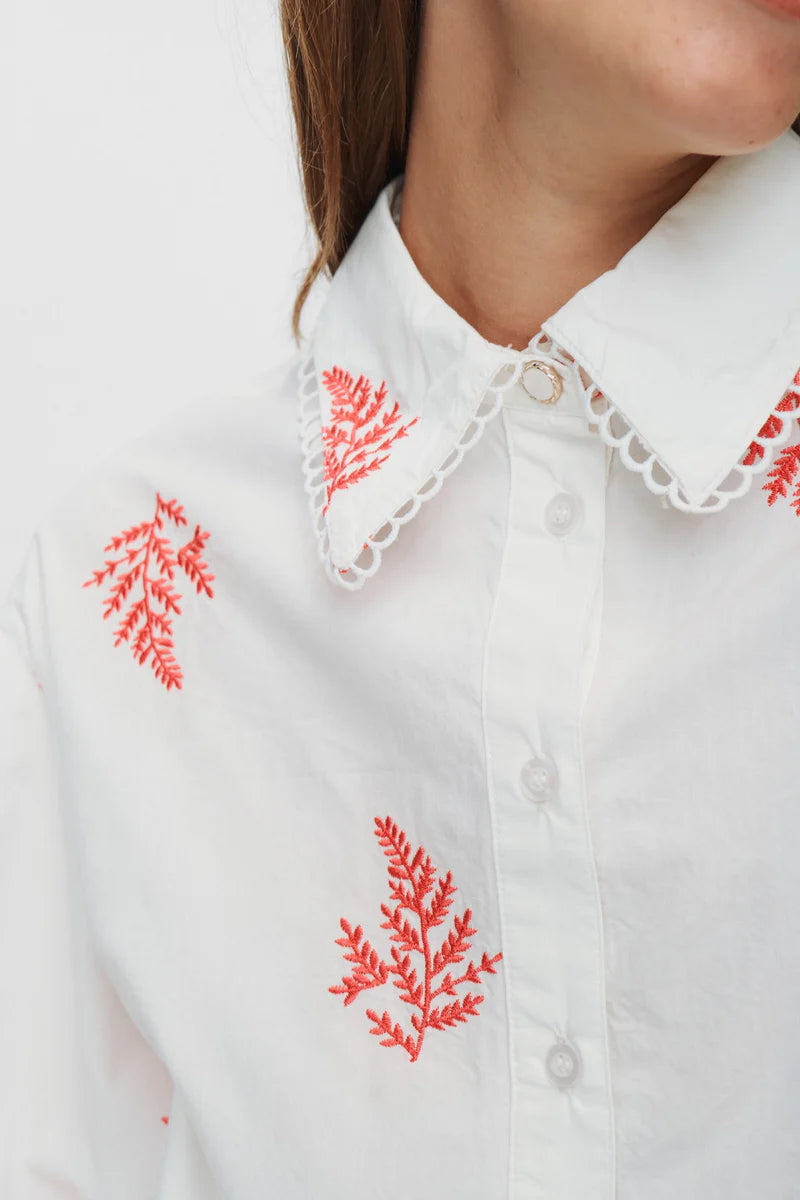 Numph Nubaily Pink Lemonade Shirt 