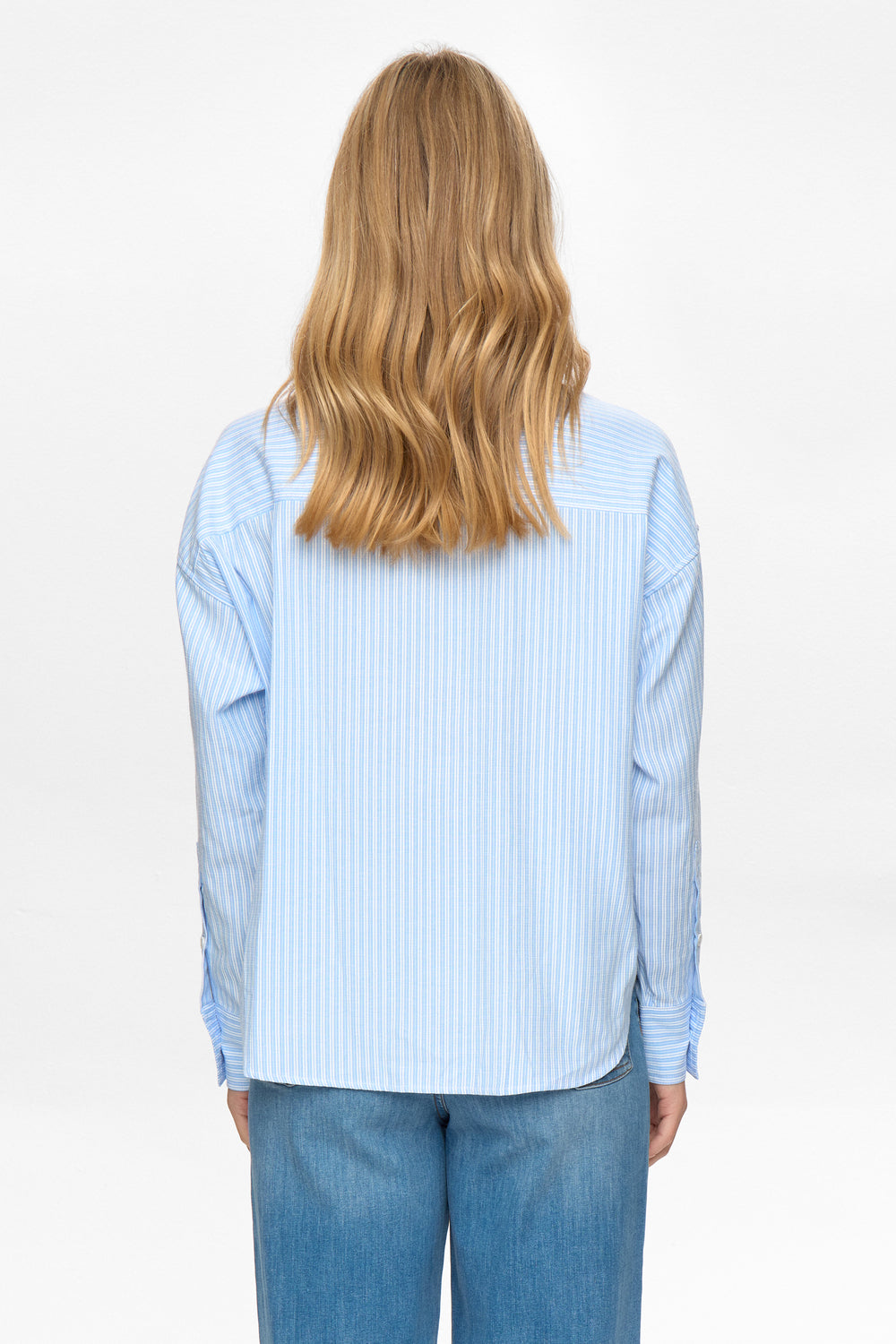 Numph Nuvalerie Blue Shirt