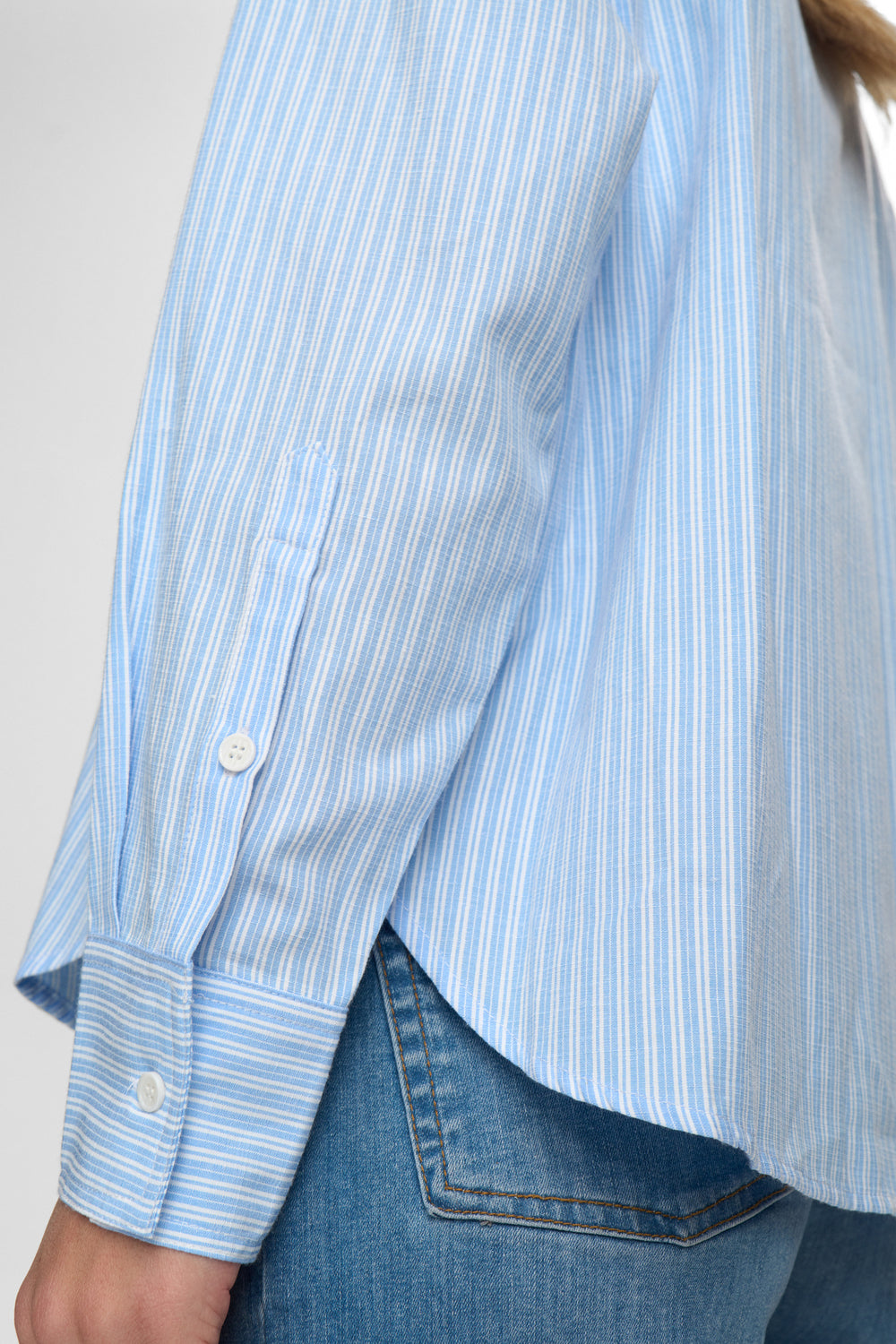 Numph Nuvalerie Blue Shirt