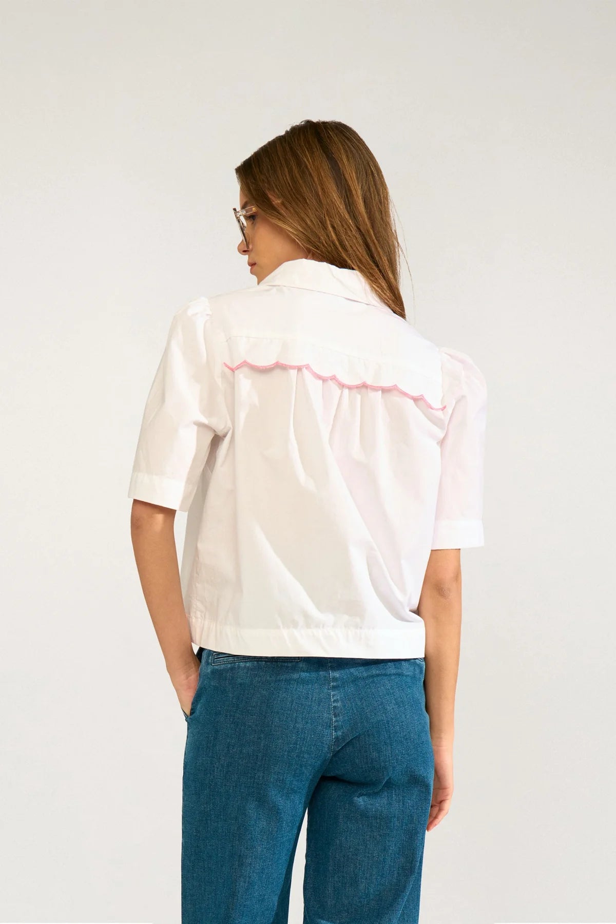 Numph Bright White Nussiena Shirt