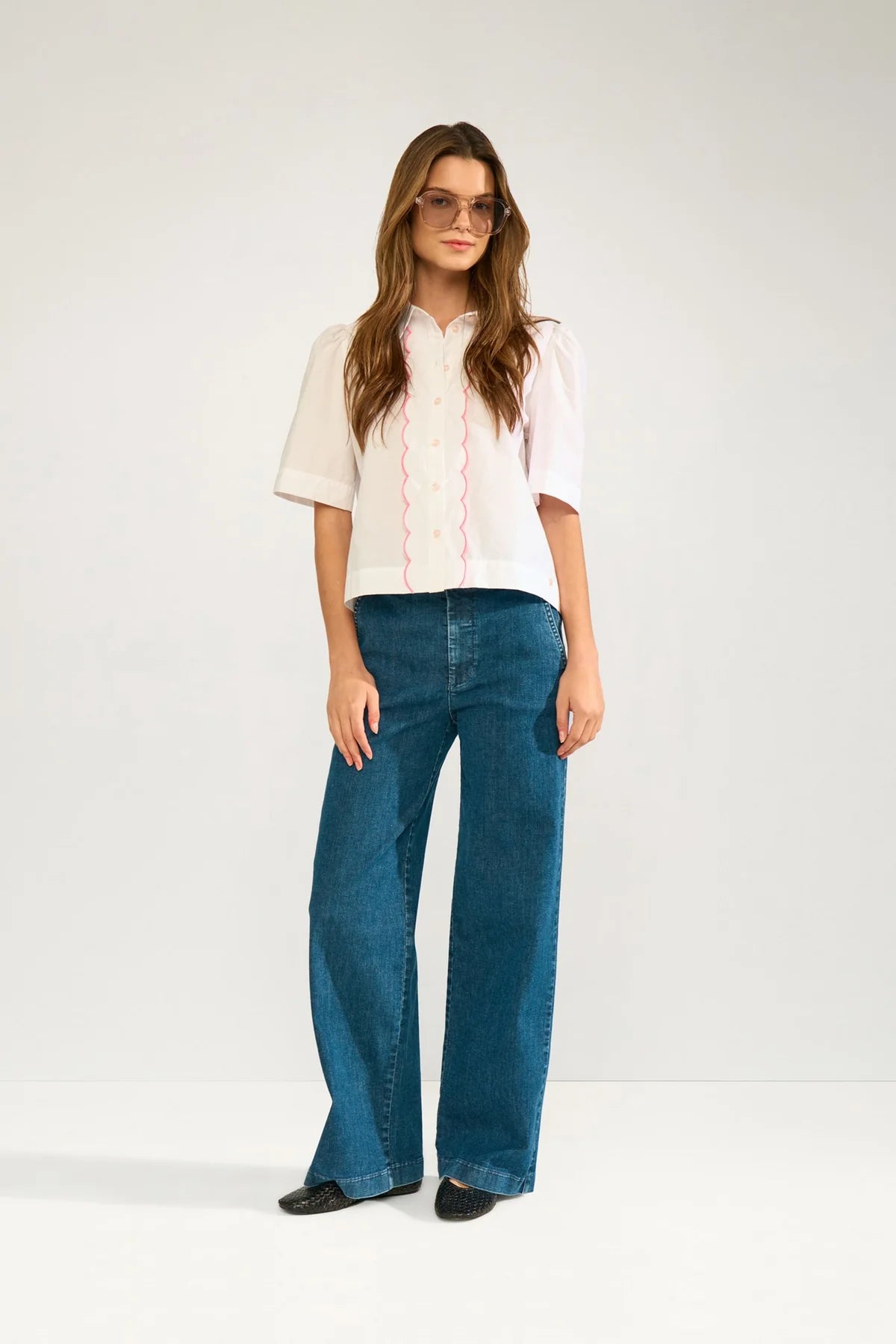Numph Bright White Nussiena Shirt
