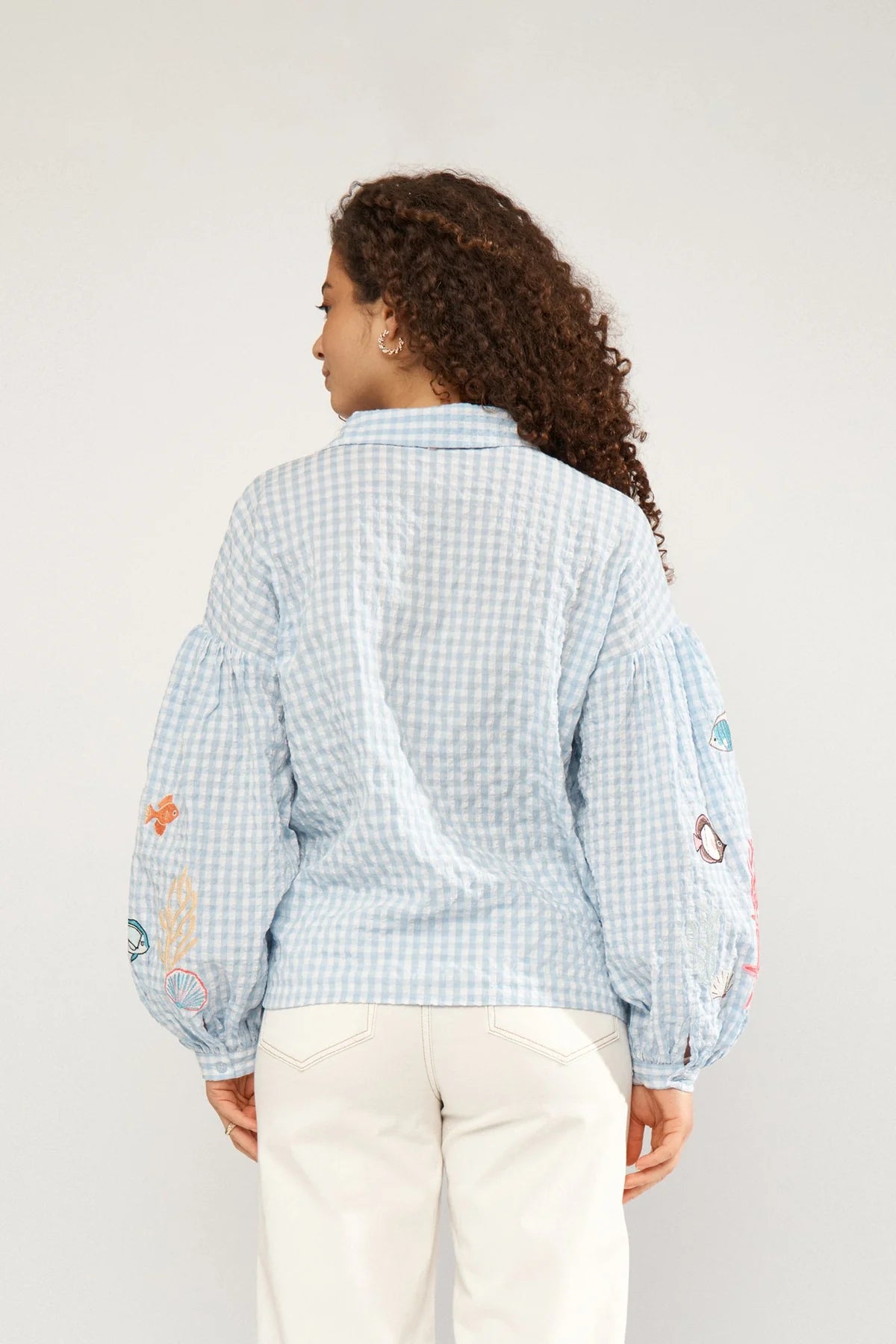Numph Nusurfer Placid Blue Shirt