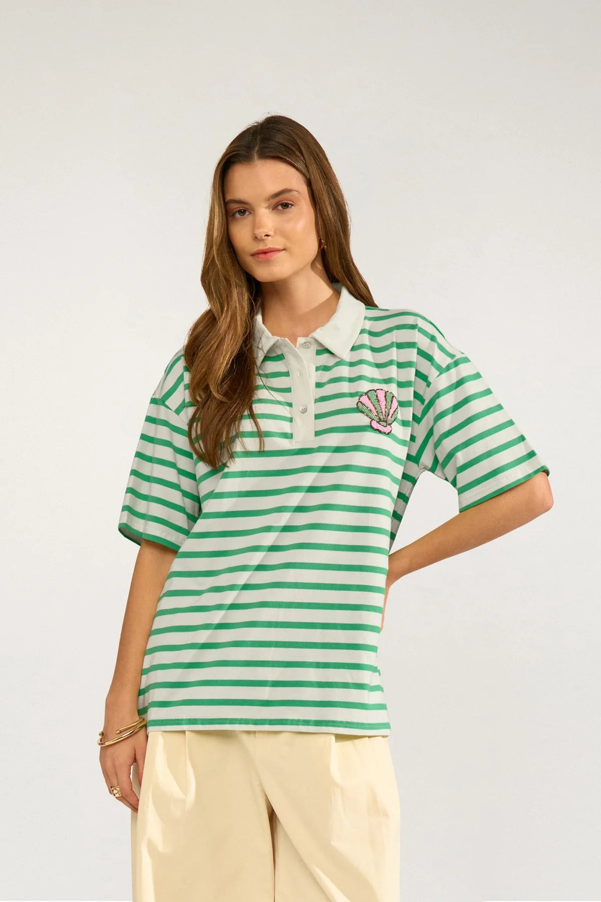 Numph Nuhydra Green Polo 