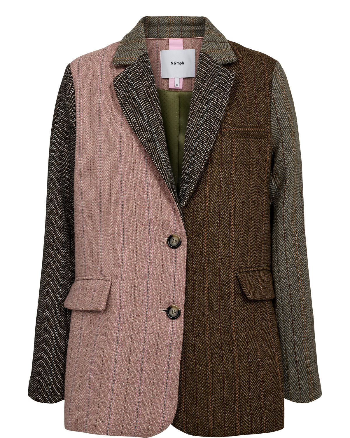 Numph Nuavey Herringbone Blazer