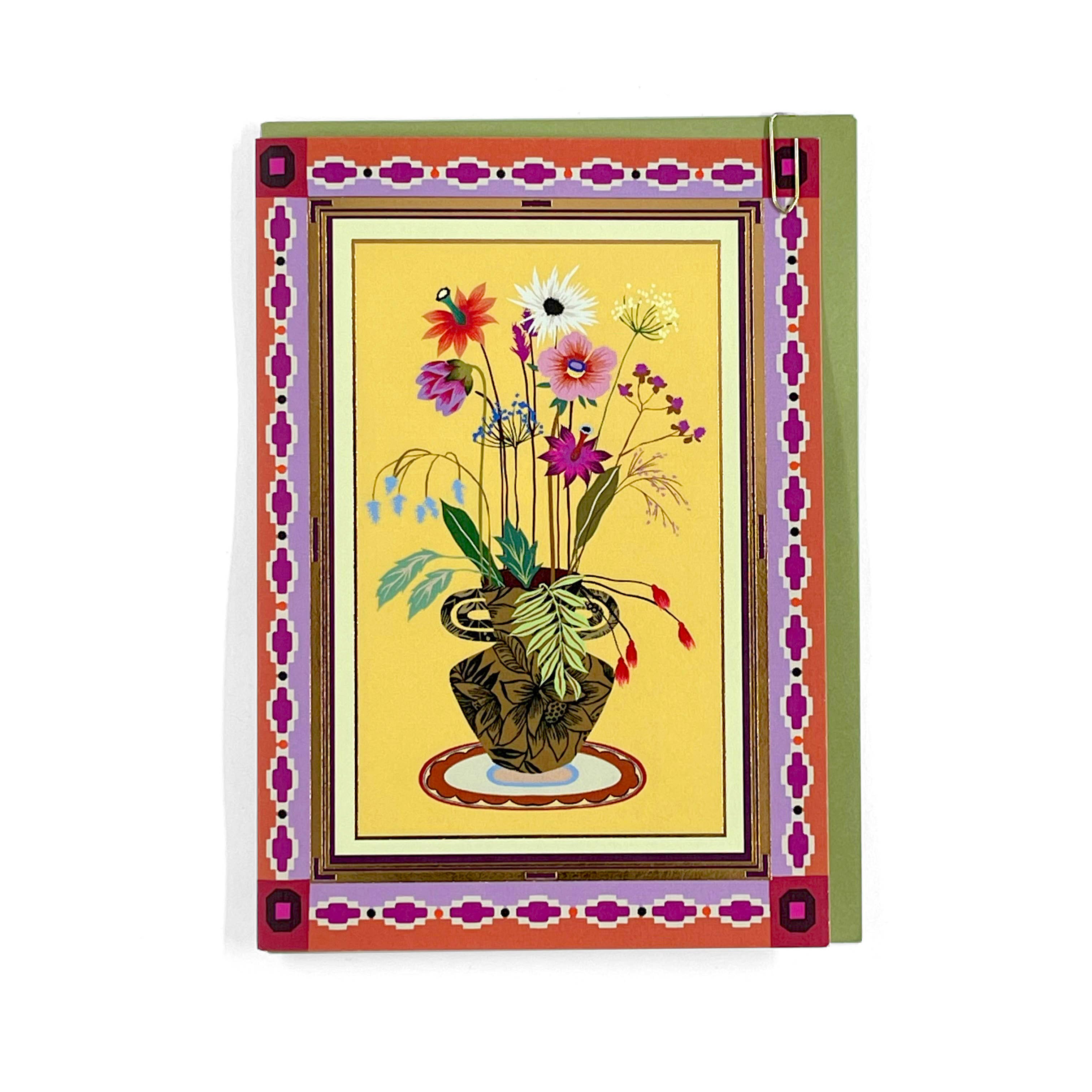 Bloom - Saffron Greeting Card