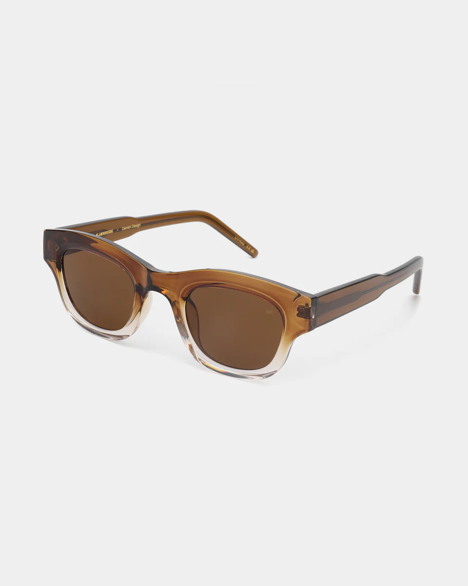 A.Kjaerbede Lilly Smoke Champagne Sunglasses 