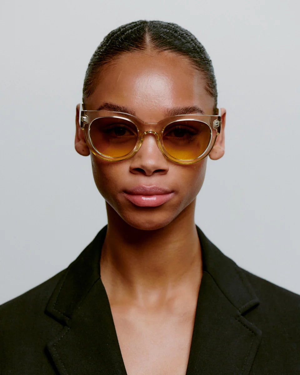 A.Kjaerbede Lilly Ecru Transparent Sunglasses