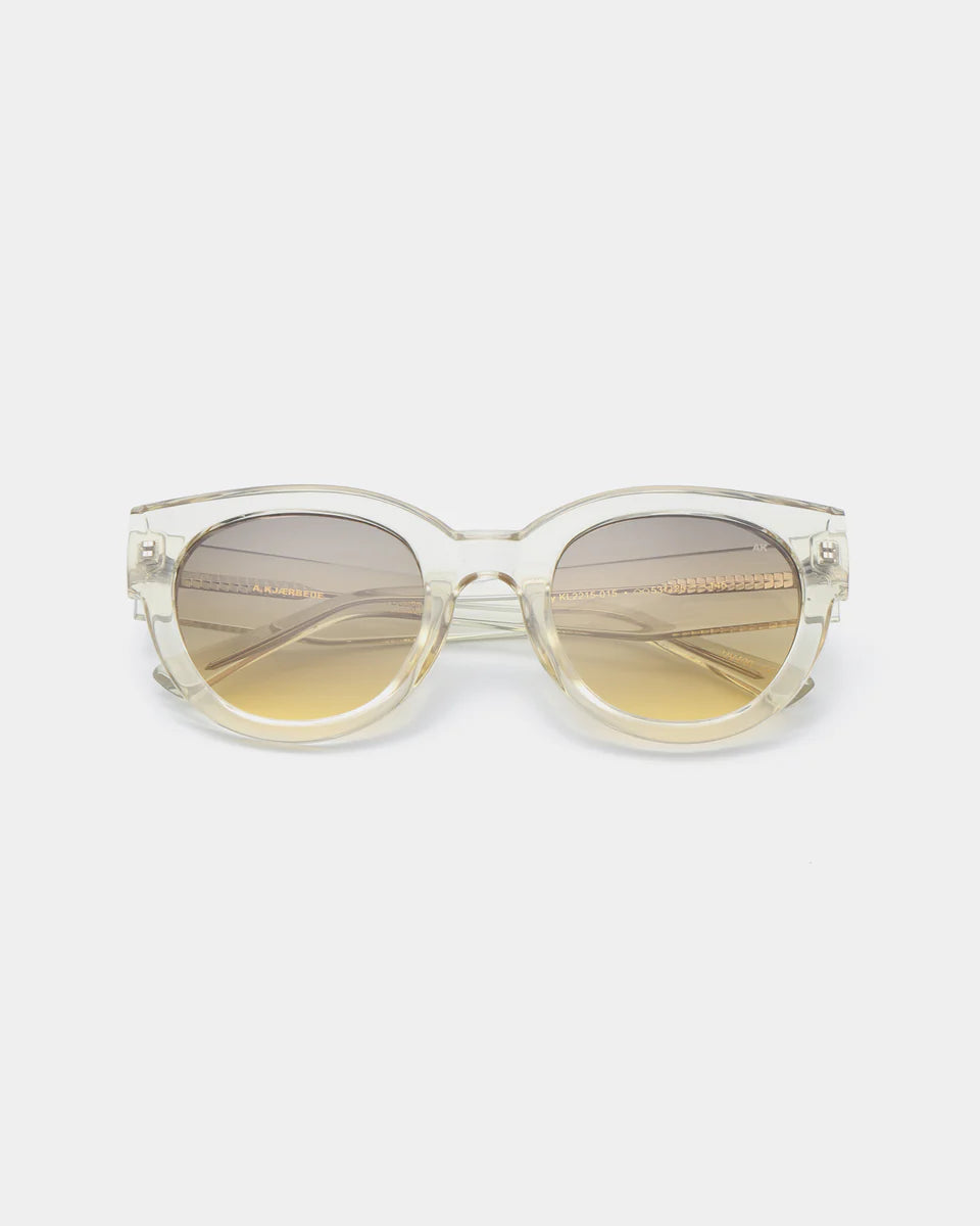 A.Kjaerbede Lilly Ecru Transparent Sunglasses