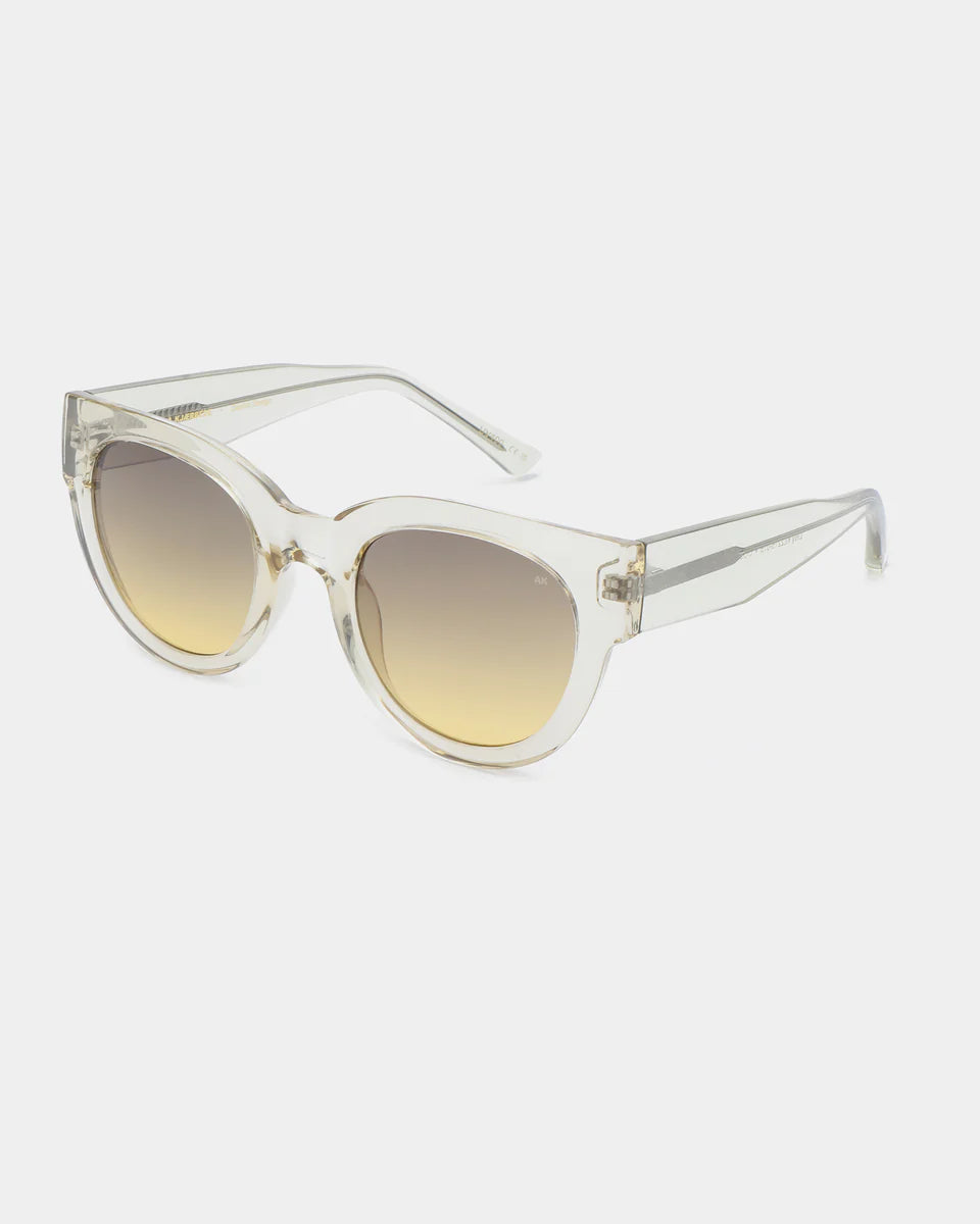 A.Kjaerbede Lilly Ecru Transparent Sunglasses